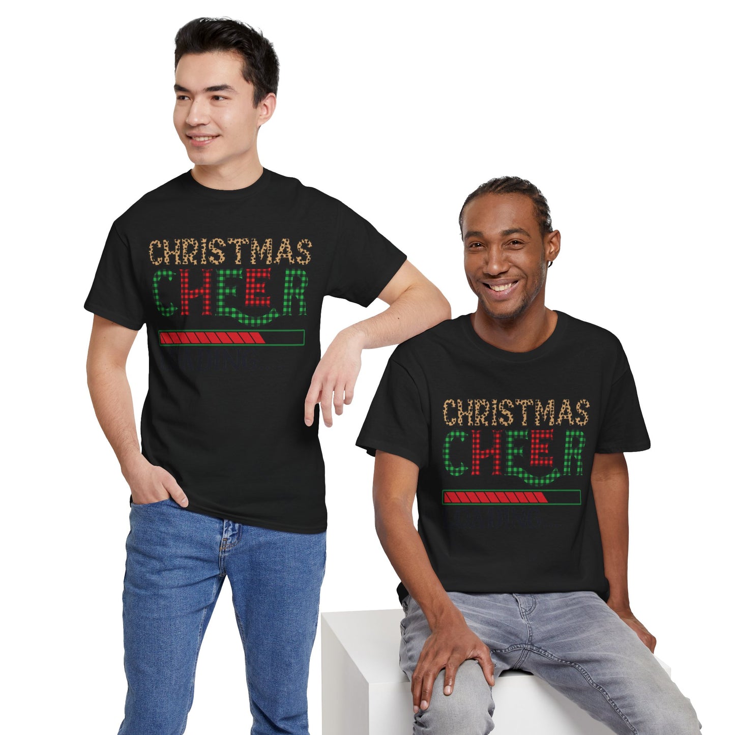 Christmas Cheer Loading Unisex Heavy Cotton Tee