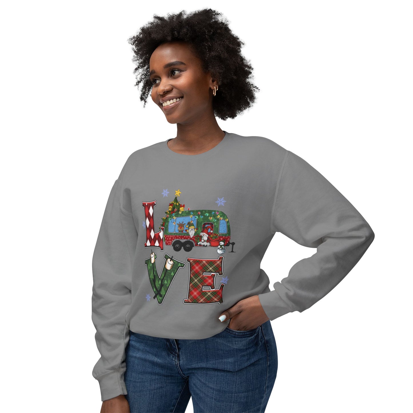 Love Vintage Holiday Crewneck Sweatshirt