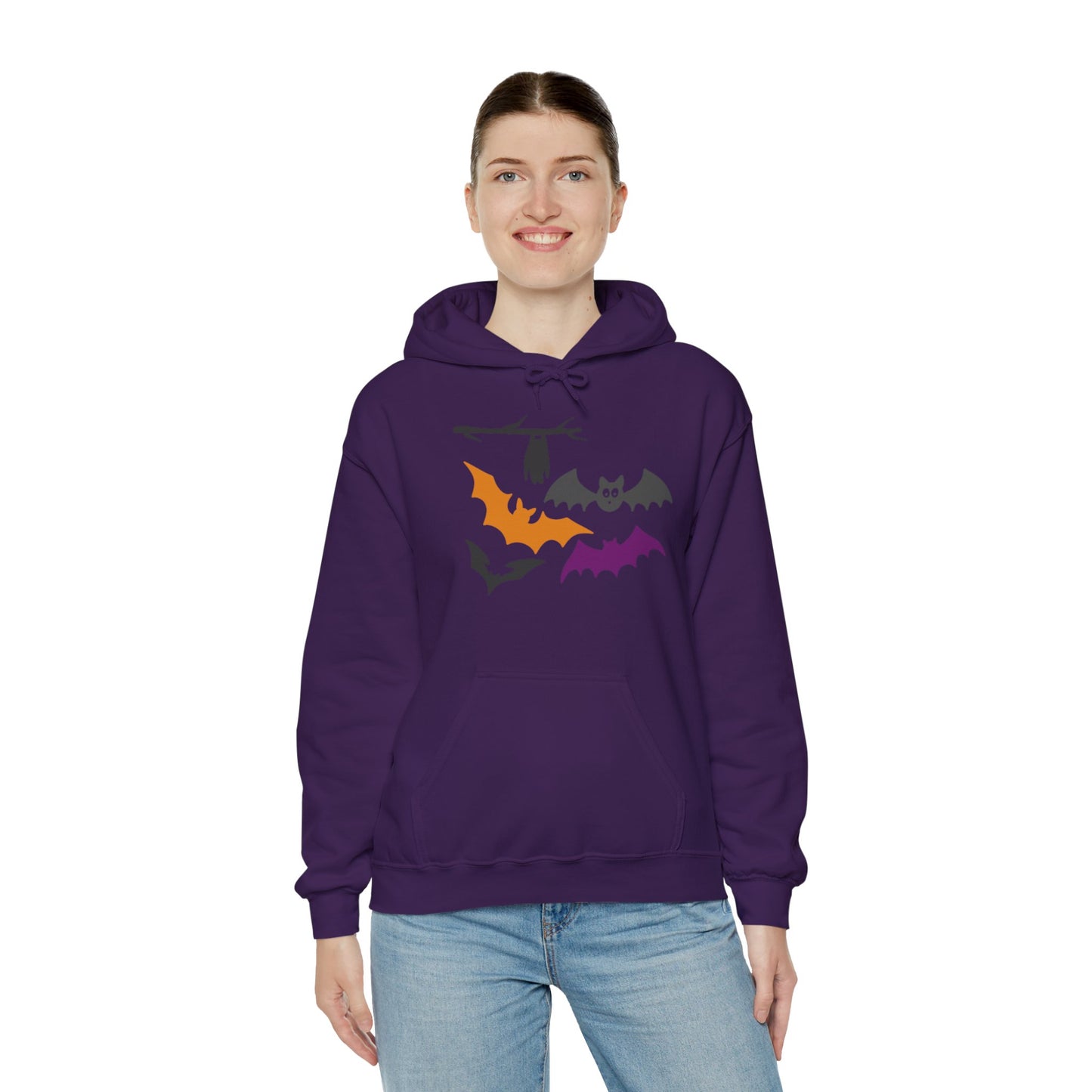 Halloween Bats Heavy Blend™ Hooded Sweatshirt