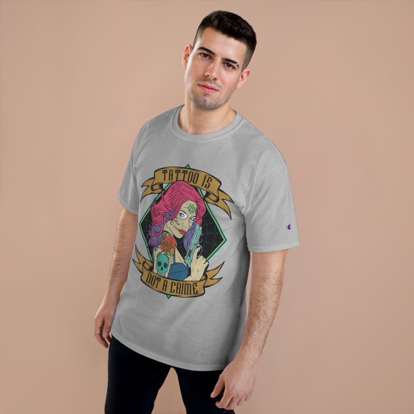 Tattoo Is Not A Crime Champion T-Shirt