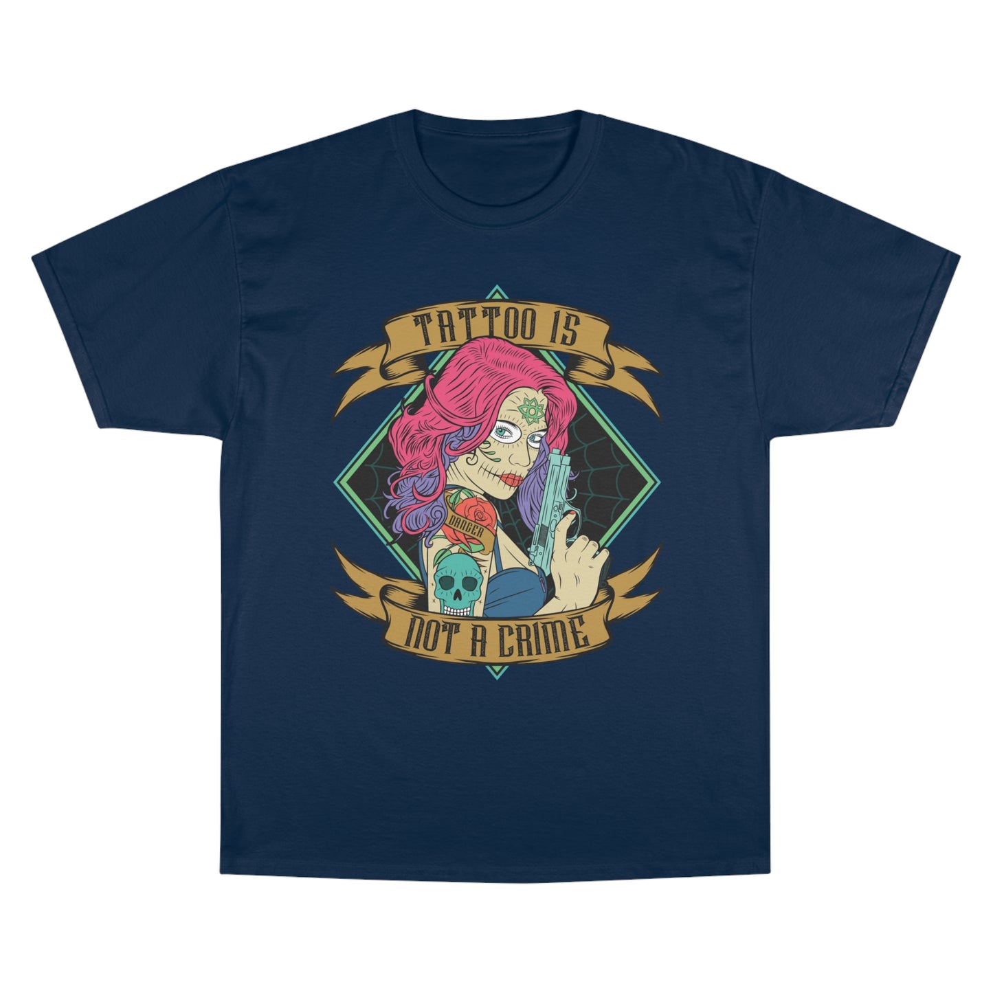 Tattoo Is Not A Crime Champion T-Shirt
