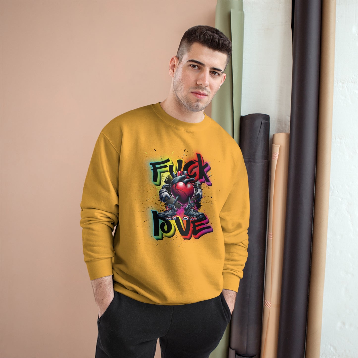 Fuck Love Champion Sweatshirt
