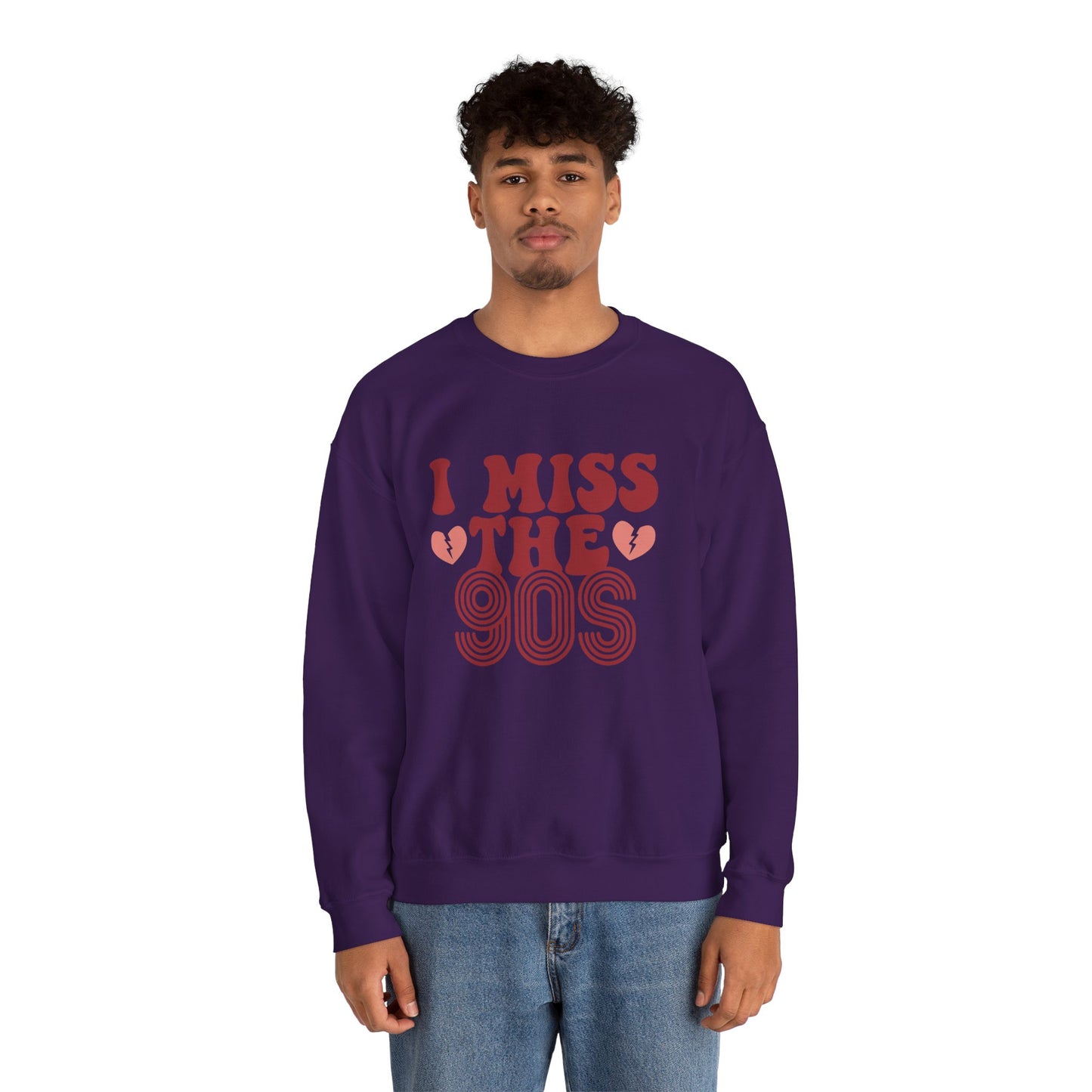 Retro 90s Crewneck Sweatshirt - I Miss the 90s Design