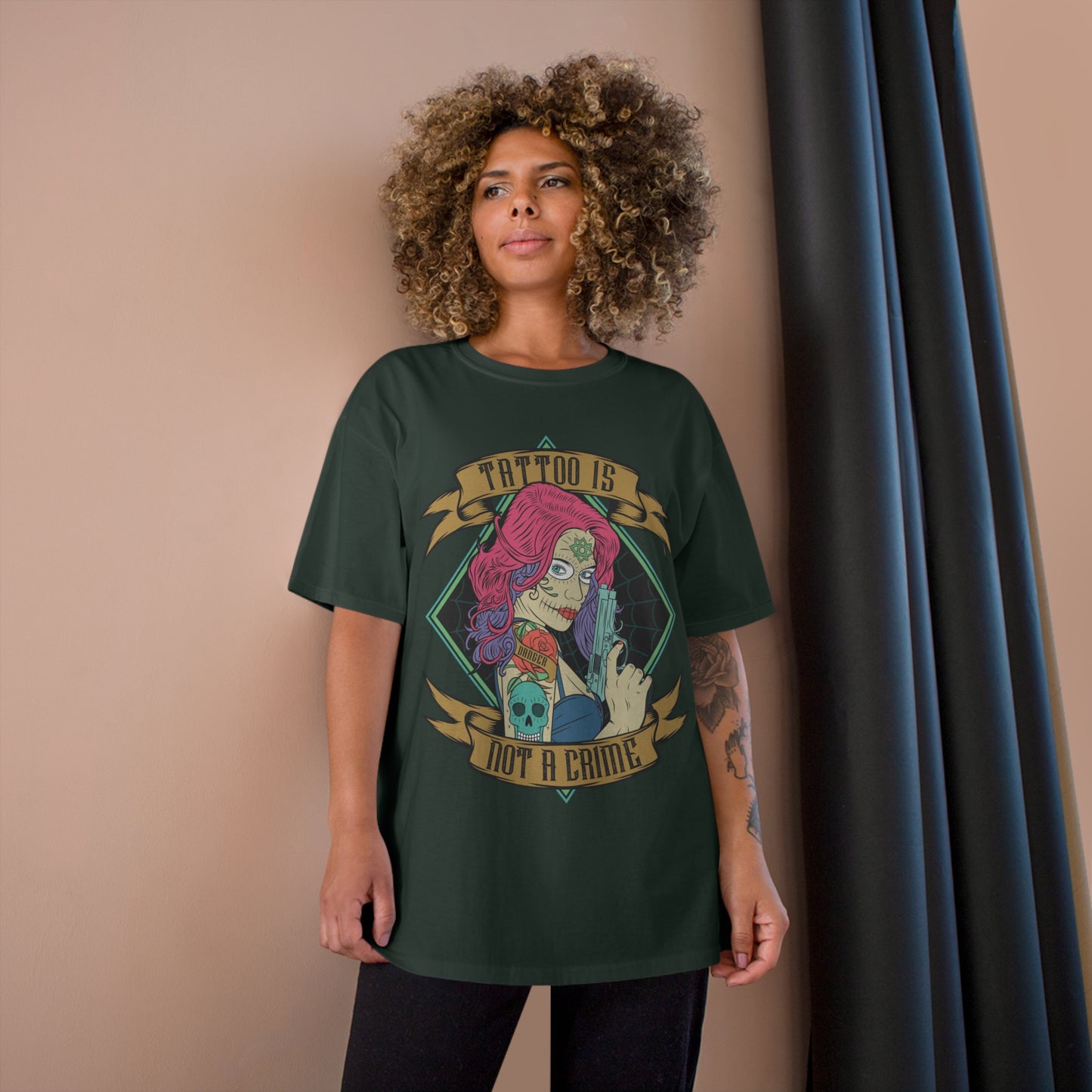 Tattoo Is Not A Crime Champion T-Shirt