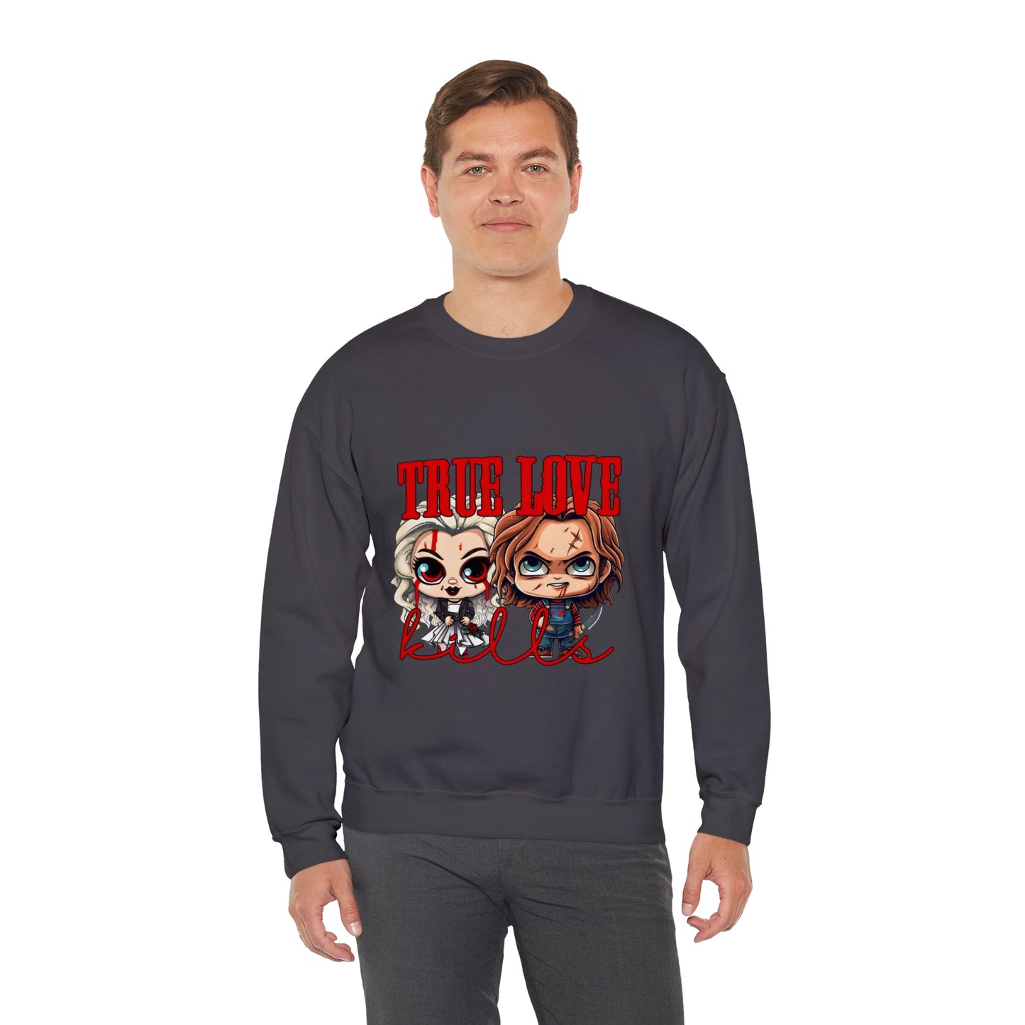 Chucky and bride Halloween Sweatshirt