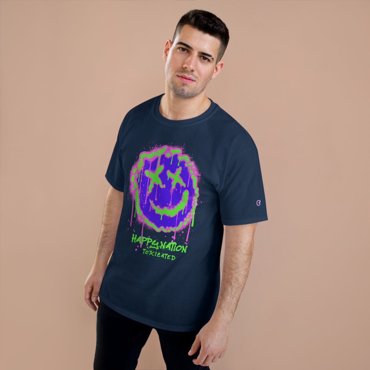 Smiley Face Champion T-Shirt - Happy Nation Collection