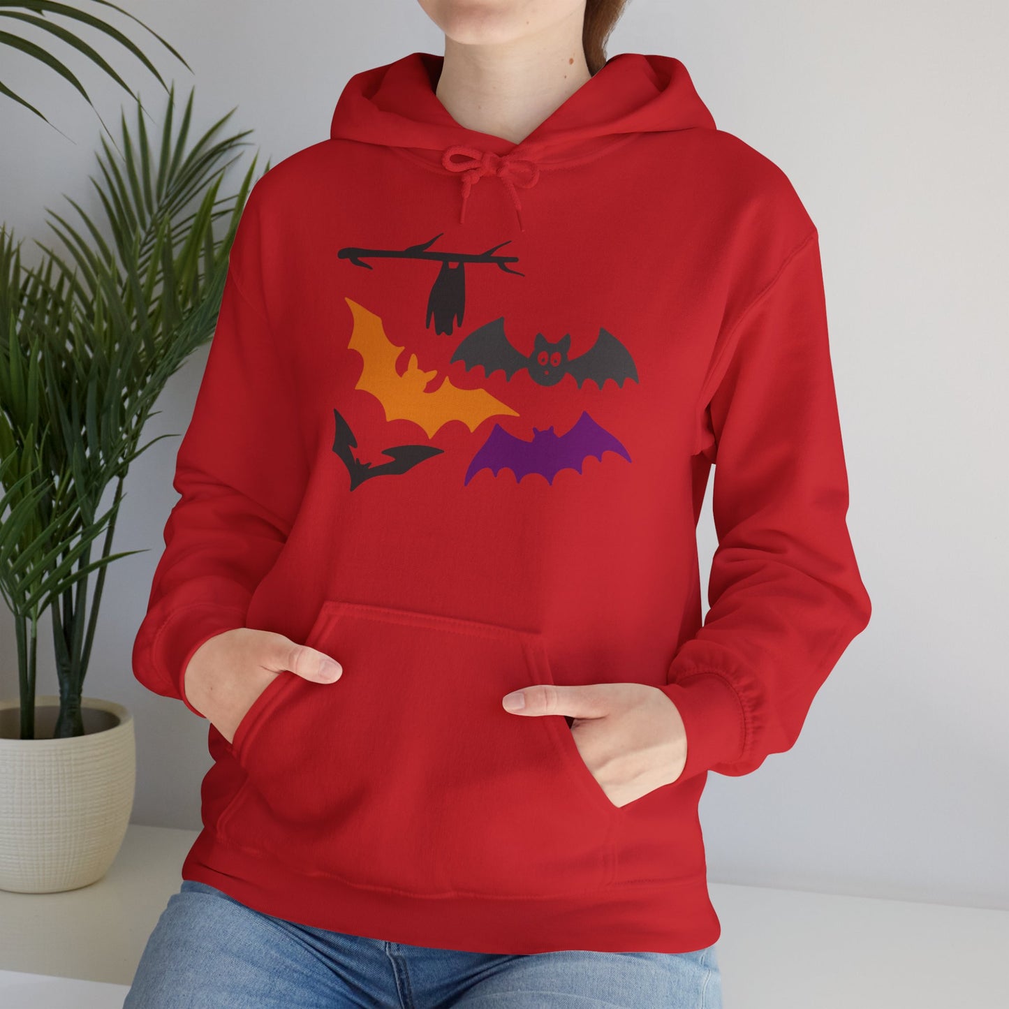 Halloween Bats Heavy Blend™ Hooded Sweatshirt