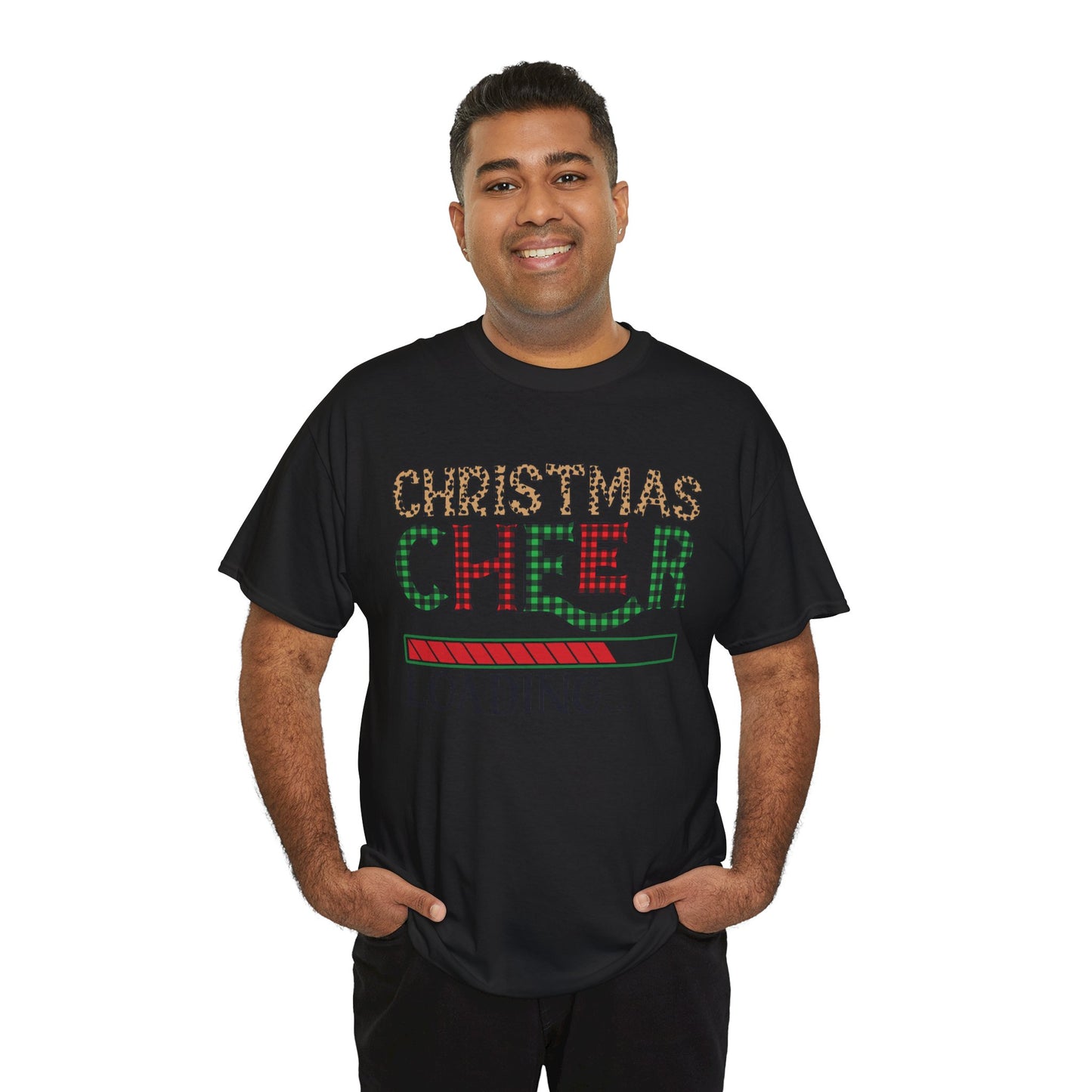 Christmas Cheer Loading Unisex Heavy Cotton Tee