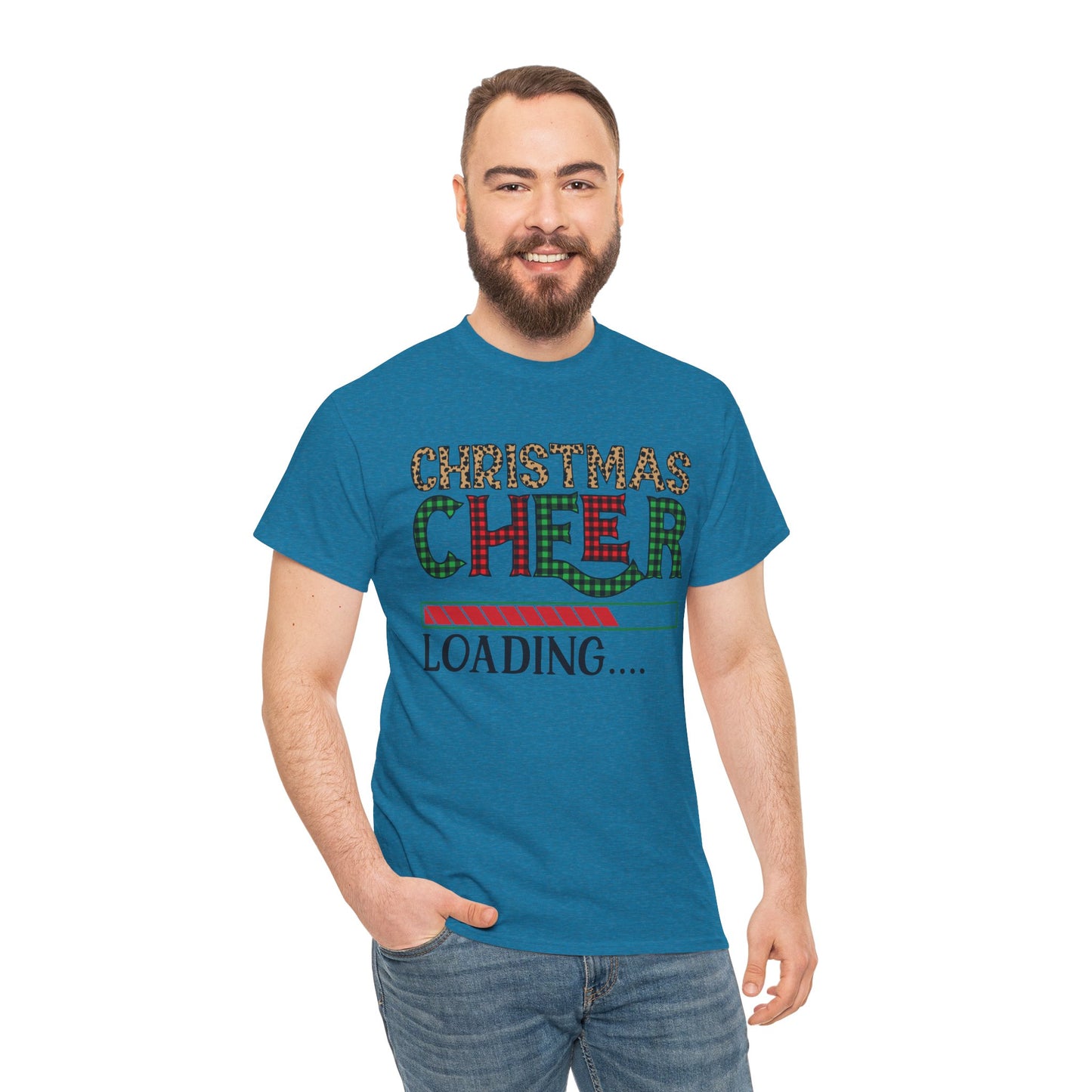 Christmas Cheer Loading Unisex Heavy Cotton Tee