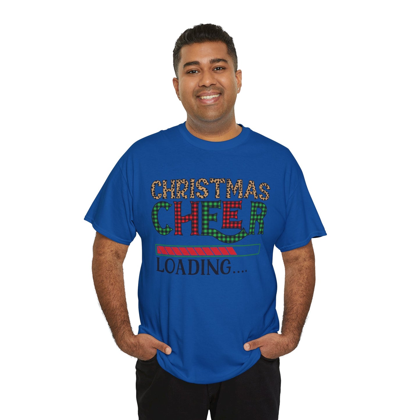 Christmas Cheer Loading Unisex Heavy Cotton Tee