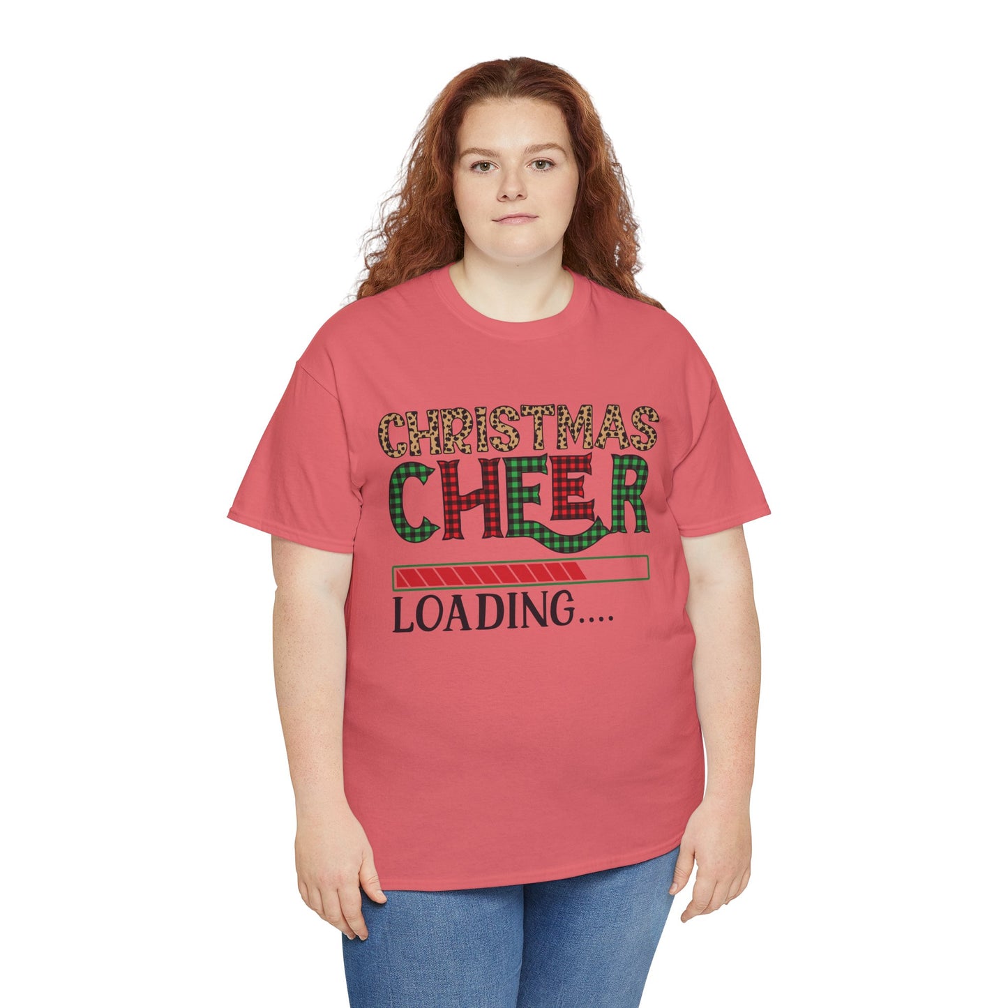 Christmas Cheer Loading Unisex Heavy Cotton Tee