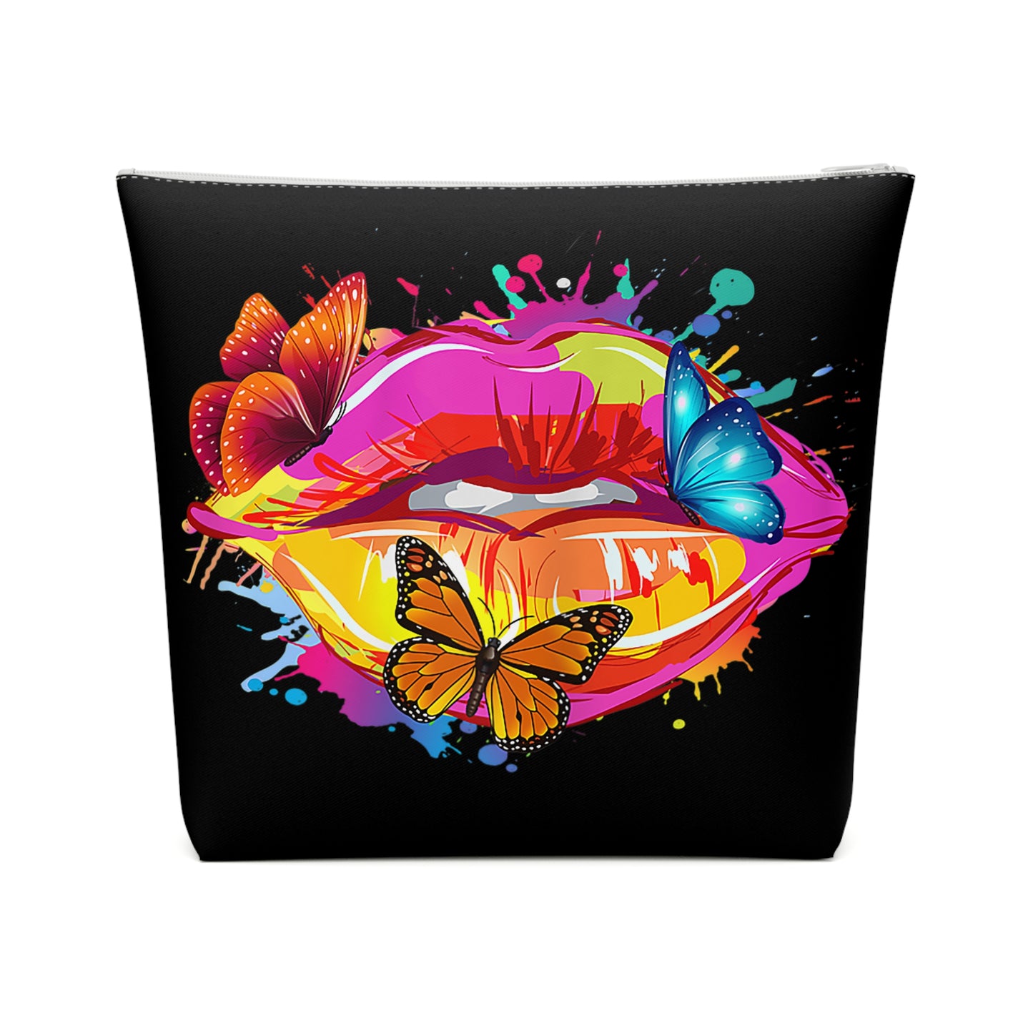 Pink Lips Cosmetic Bag