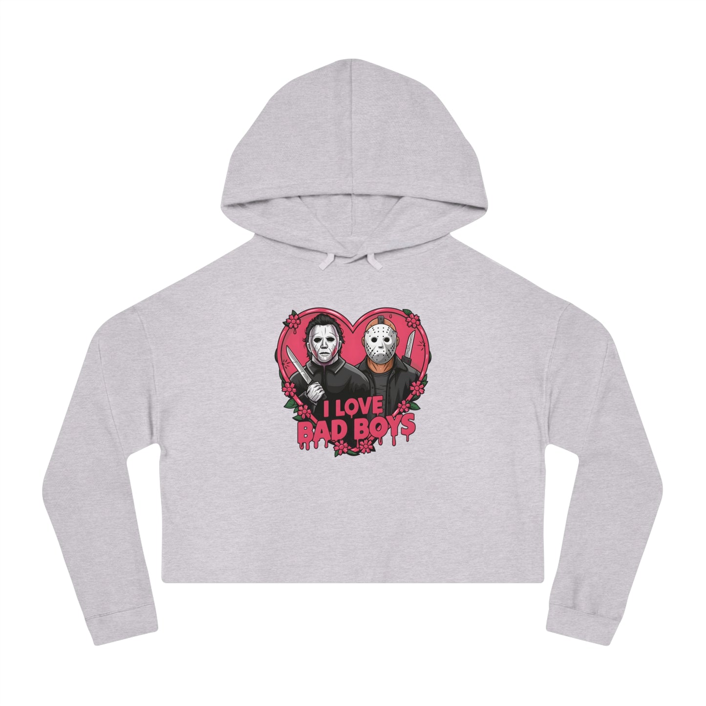 Halloween Cropped Hooded Sweatshirt