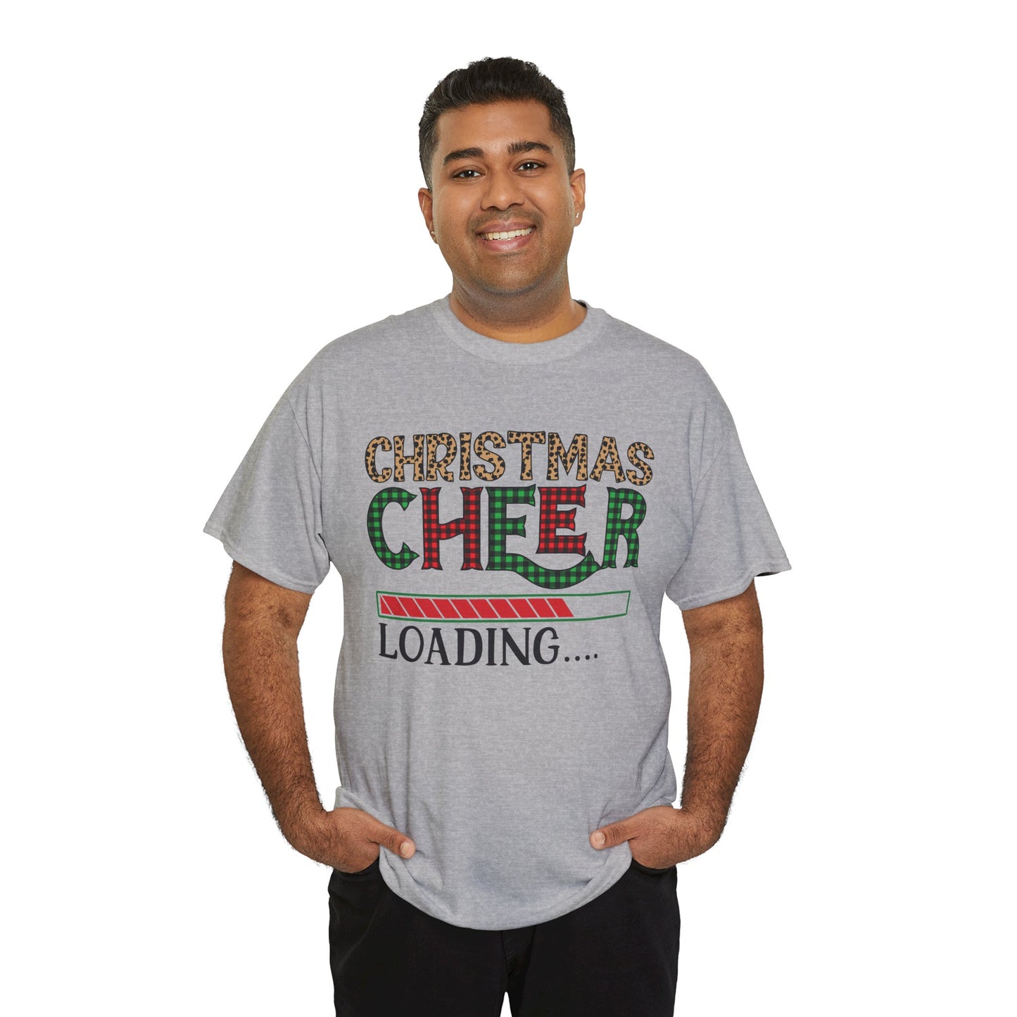 Christmas Cheer Loading Unisex Heavy Cotton Tee