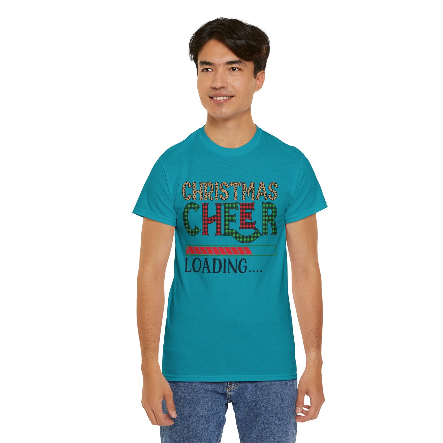 Christmas Cheer Loading Unisex Heavy Cotton Tee