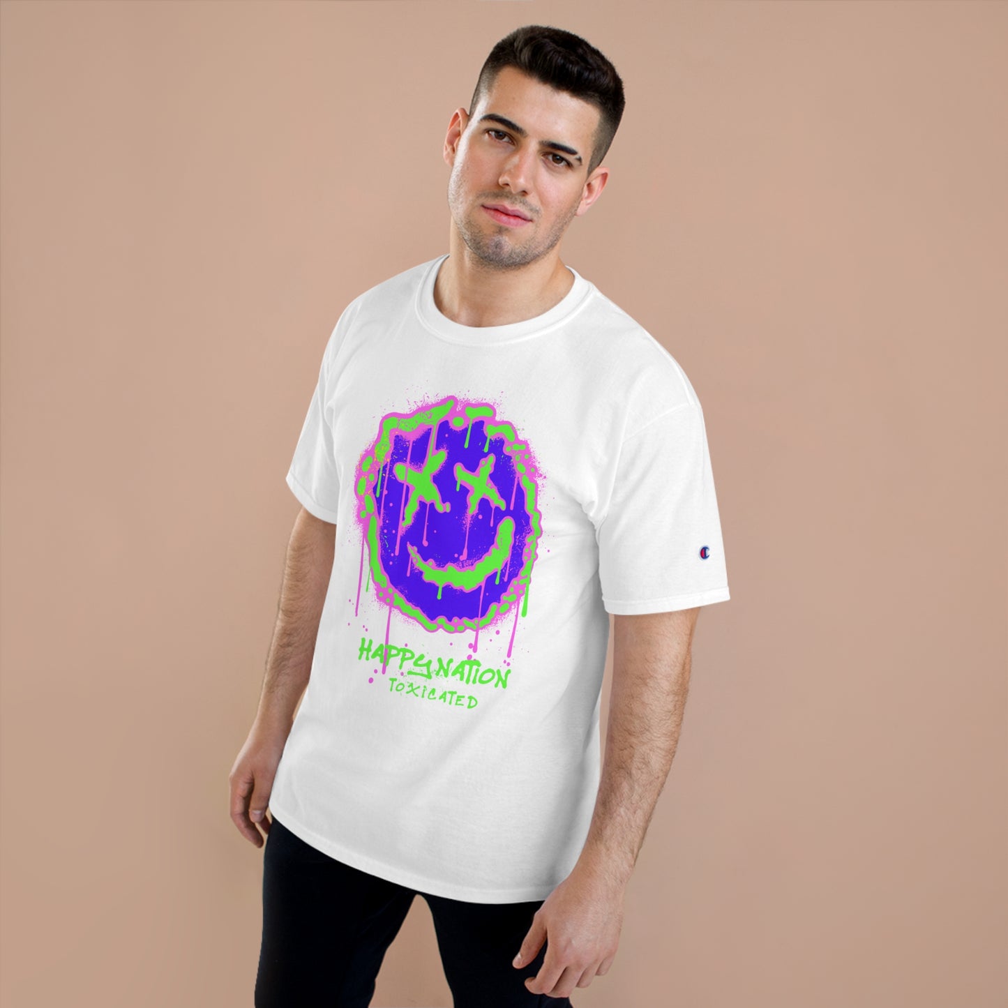Smiley Face Champion T-Shirt - Happy Nation Collection