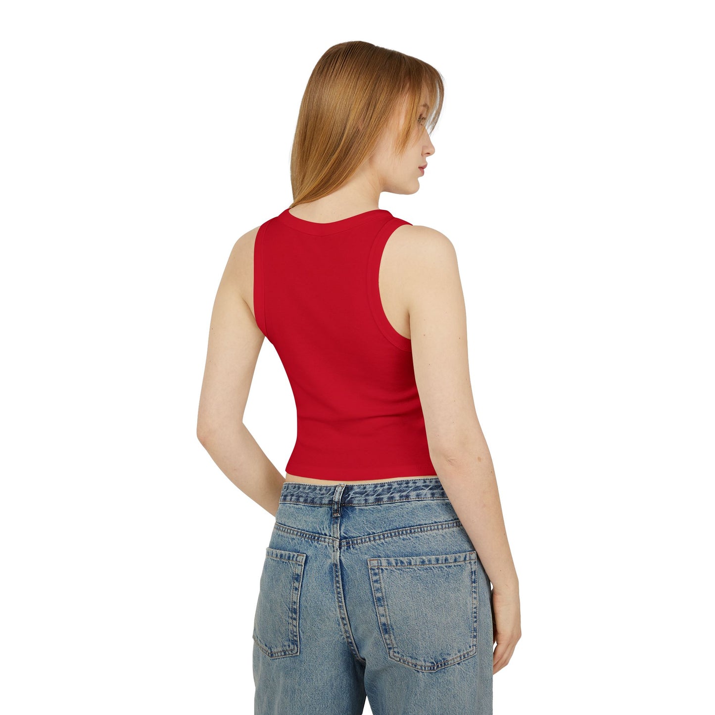 Coffee, Mascara & Sarcasm Racer Tank Top for Women
