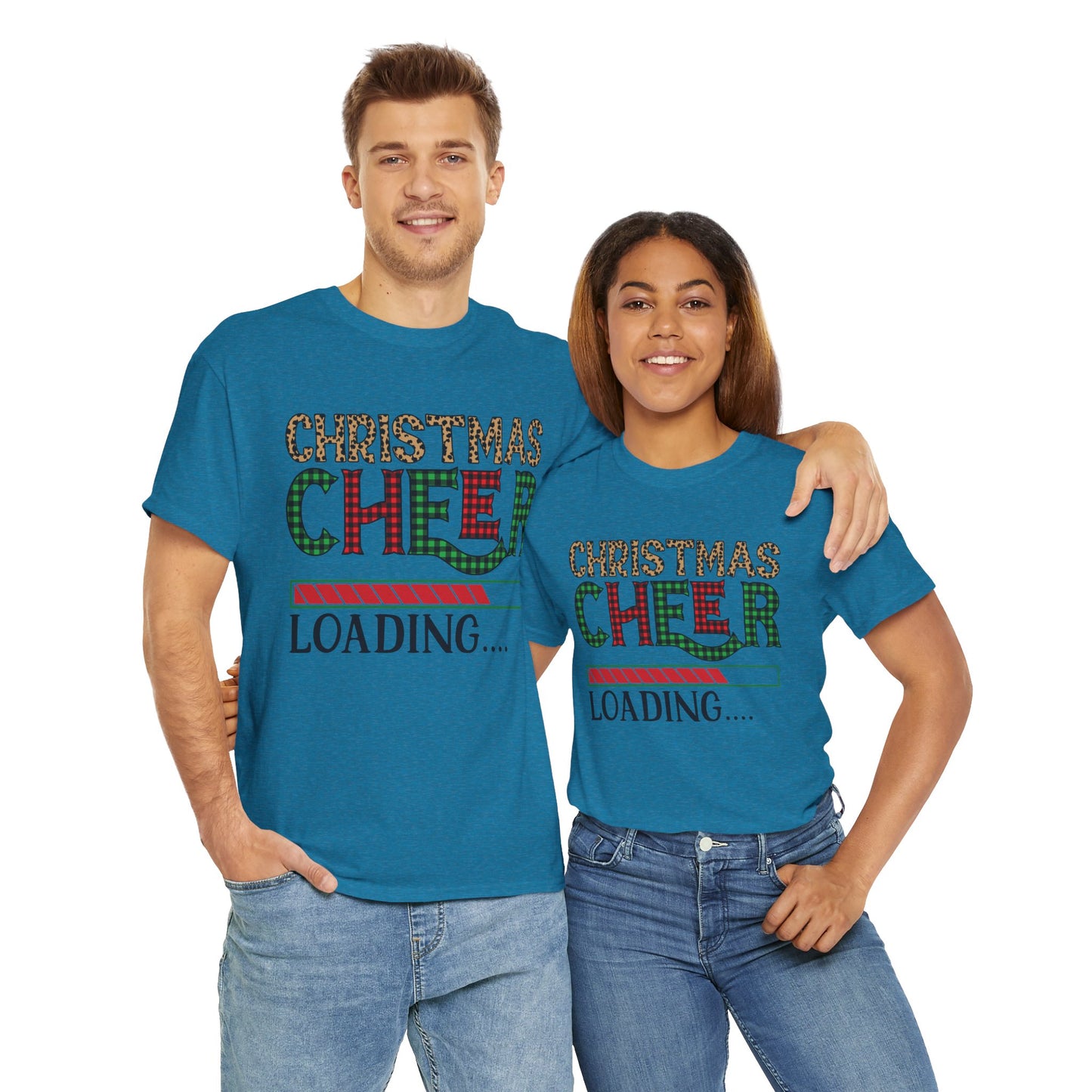 Christmas Cheer Loading Unisex Heavy Cotton Tee