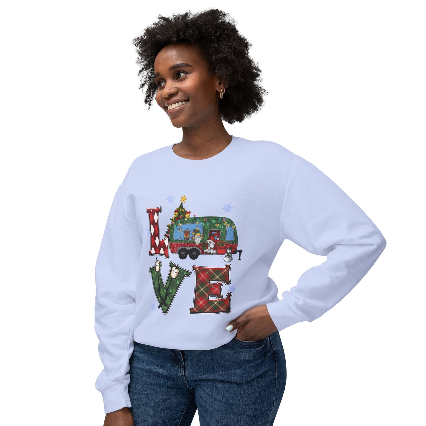 Love Vintage Holiday Crewneck Sweatshirt
