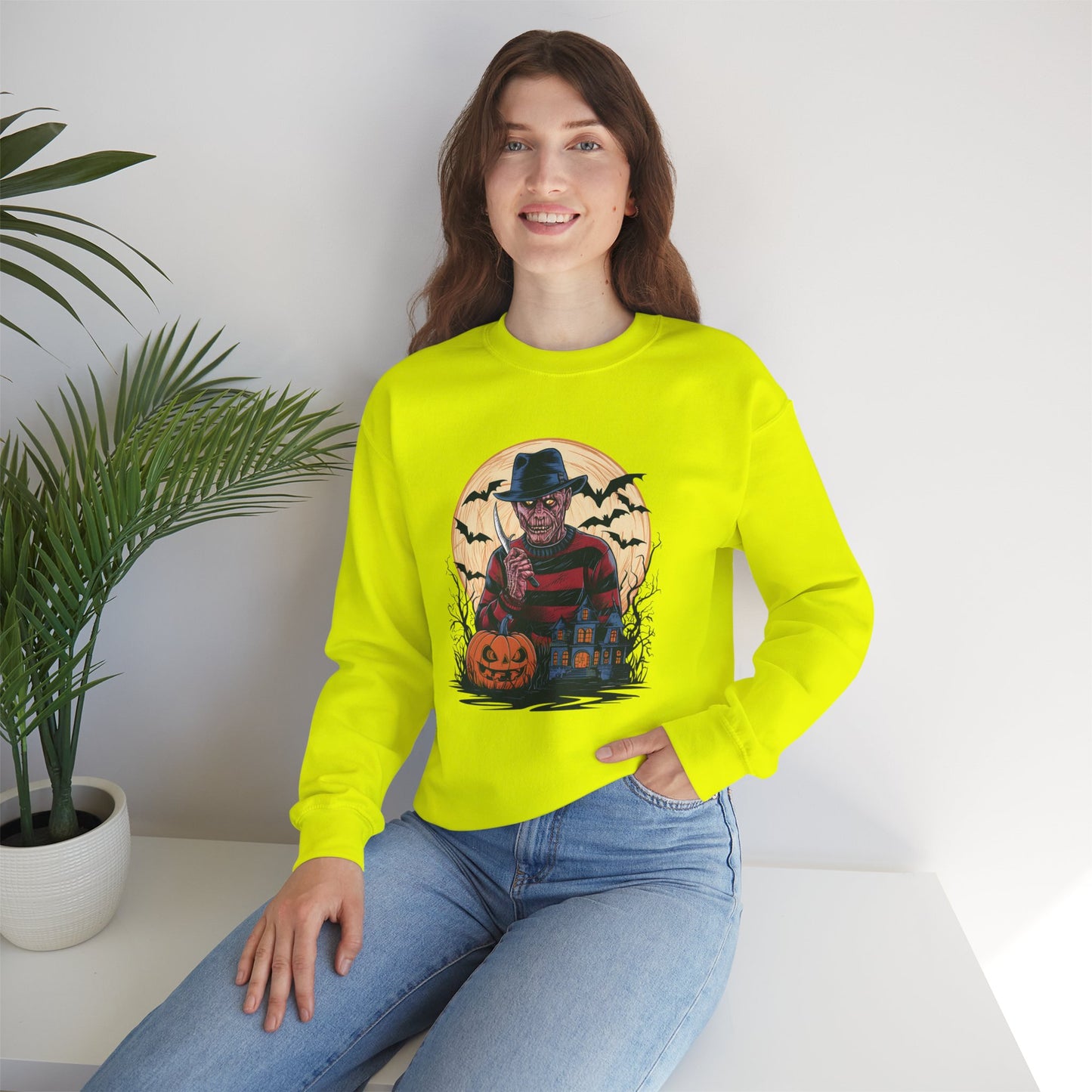 Halloween Freddy Krueger Crewneck Sweatshirt - Unisex