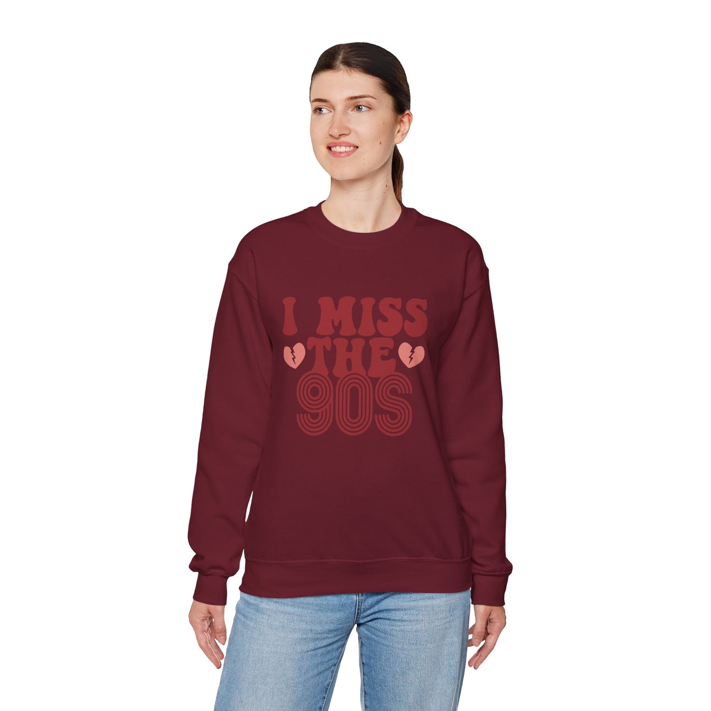 Retro 90s Crewneck Sweatshirt - I Miss the 90s Design