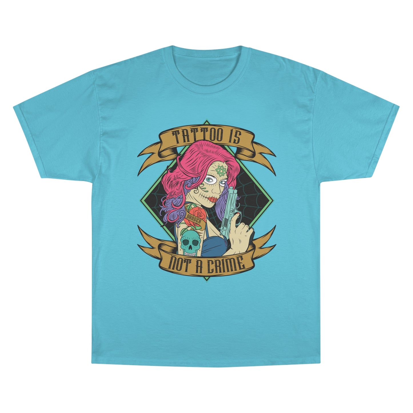 Tattoo Is Not A Crime Champion T-Shirt