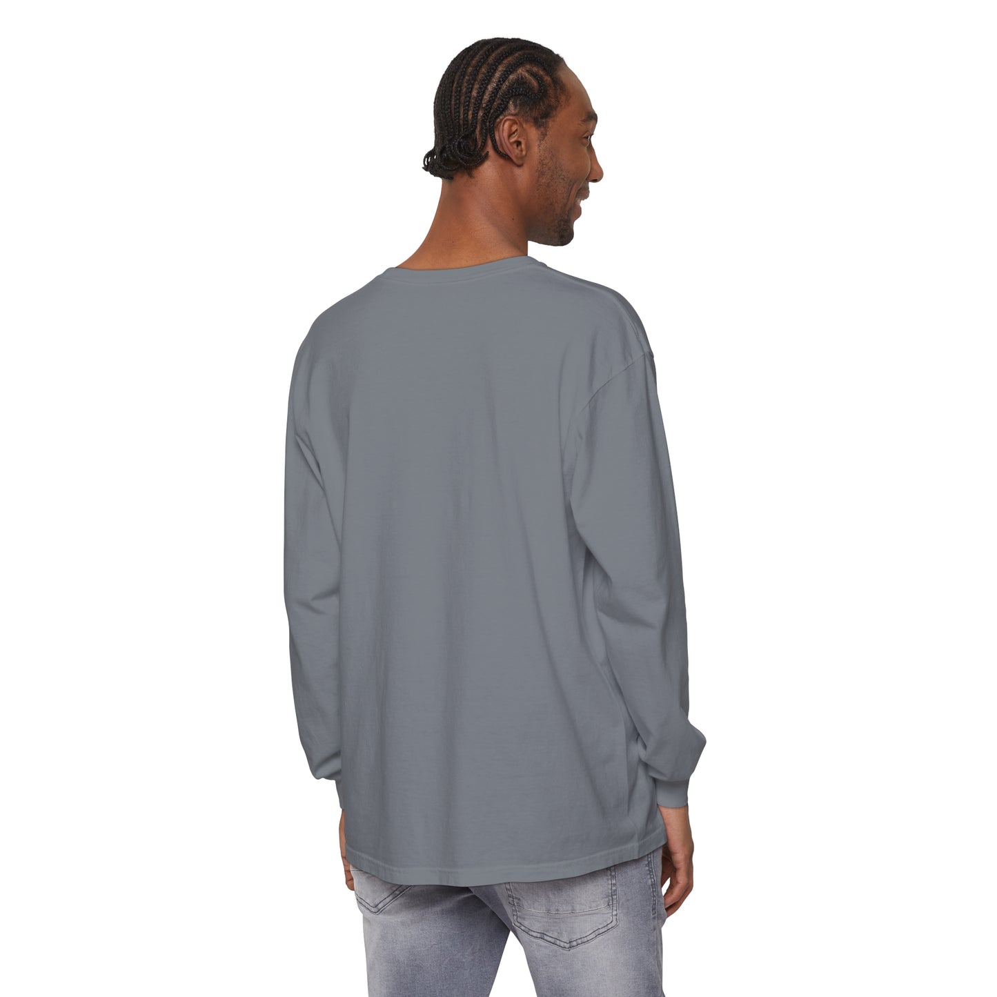 Funny Holiday Long Sleeve T-Shirt - 'Dead Inside But Jolly AF'