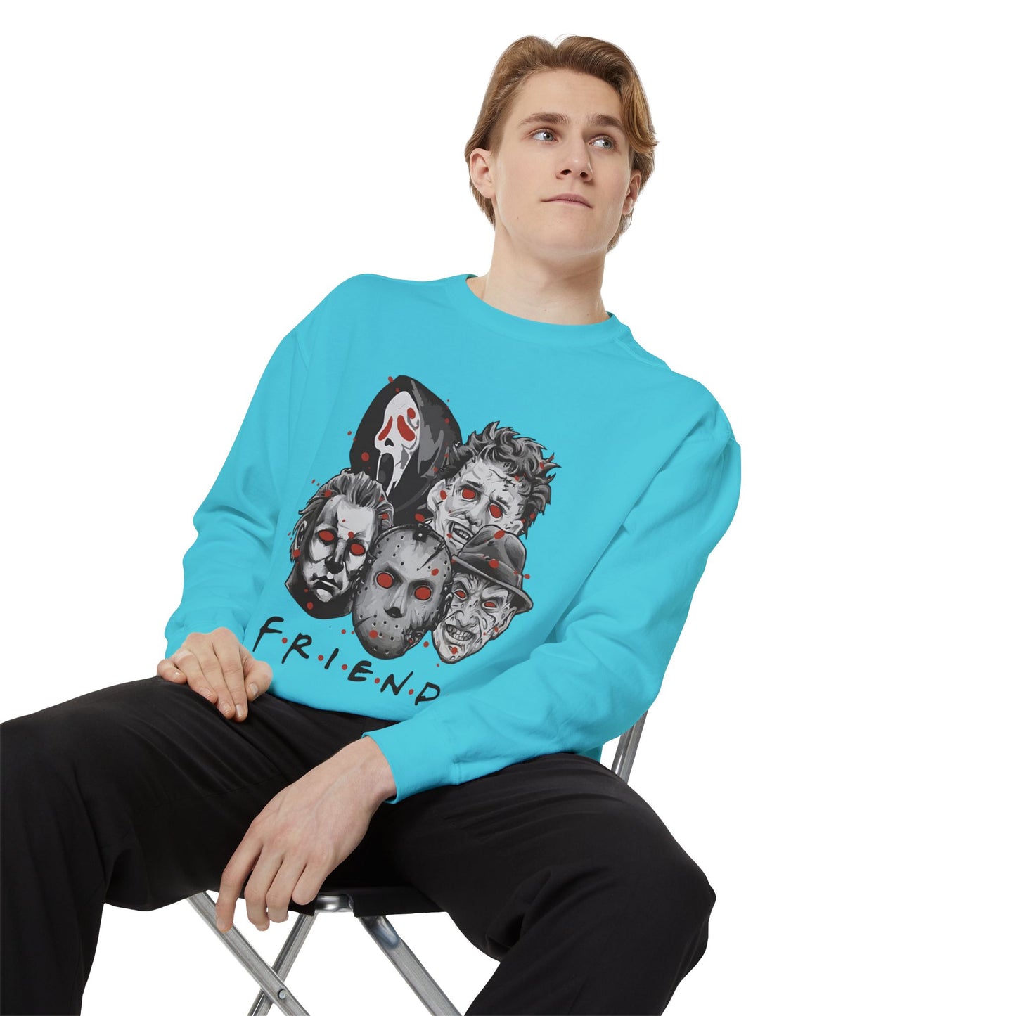 Halloween Garment-Dyed Sweatshirt