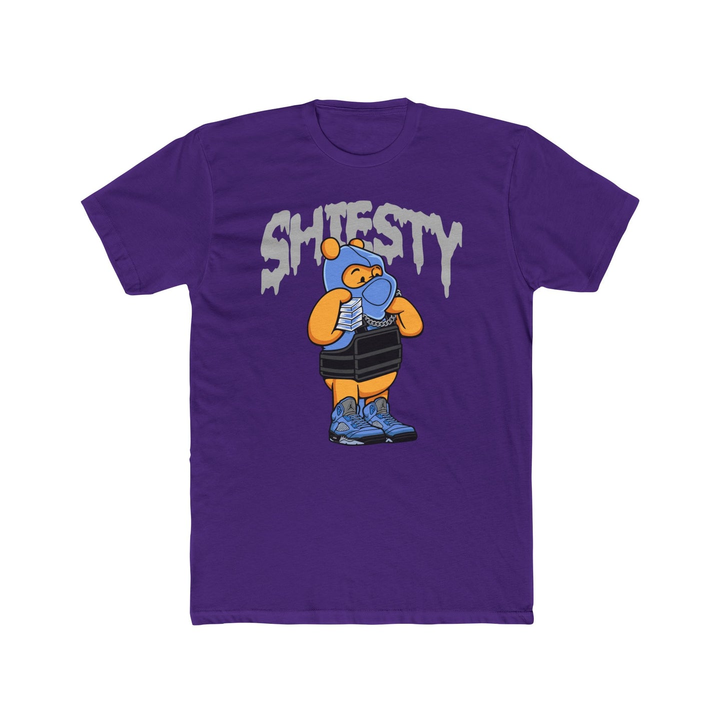 Fun Unisex Cotton Crew Tee with 'Shiesty' Design - Vibrant Graphic Tee for Casual Wear