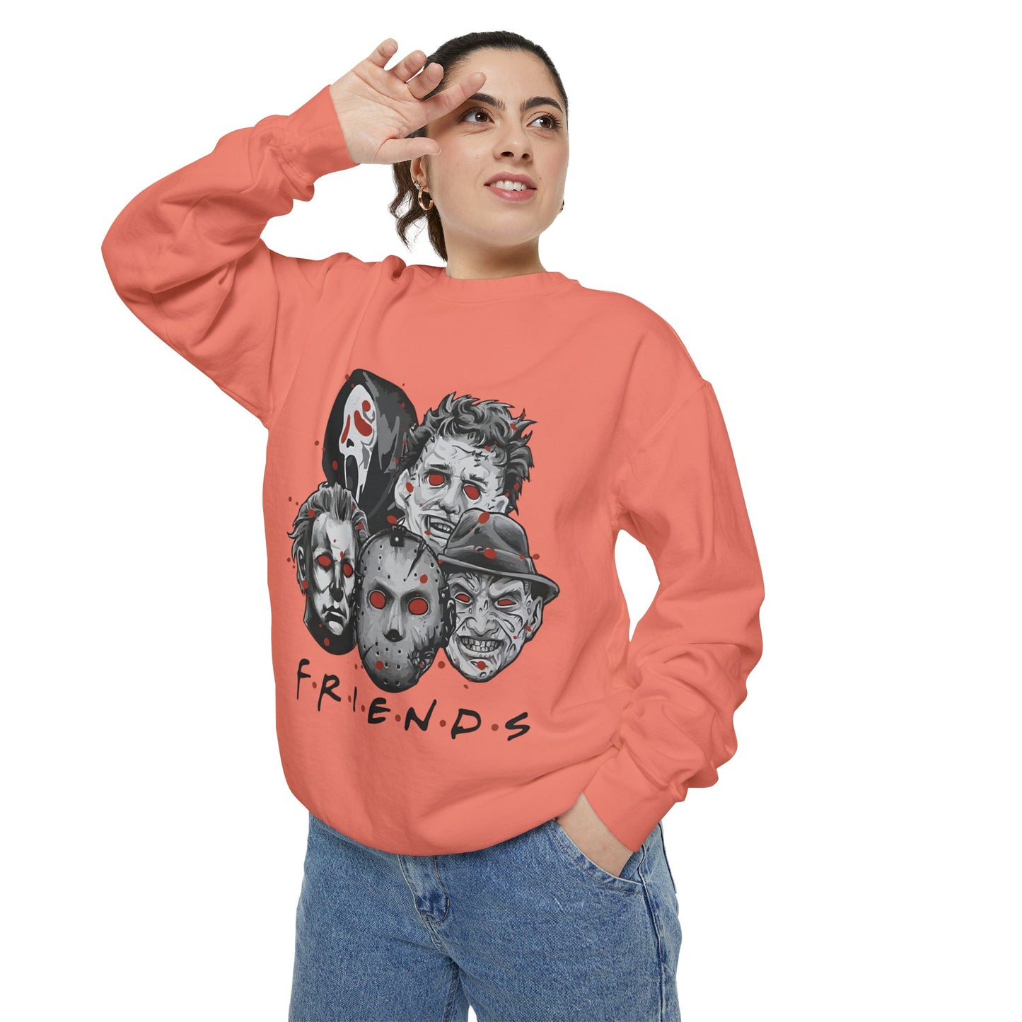 Halloween Garment-Dyed Sweatshirt