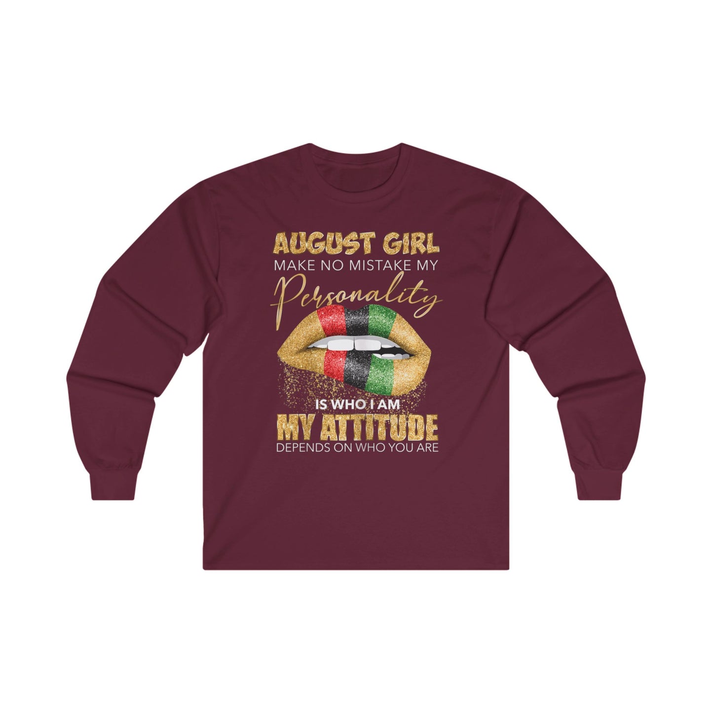 August Girl Long Sleeve Tee - Bold Attitude & Personality