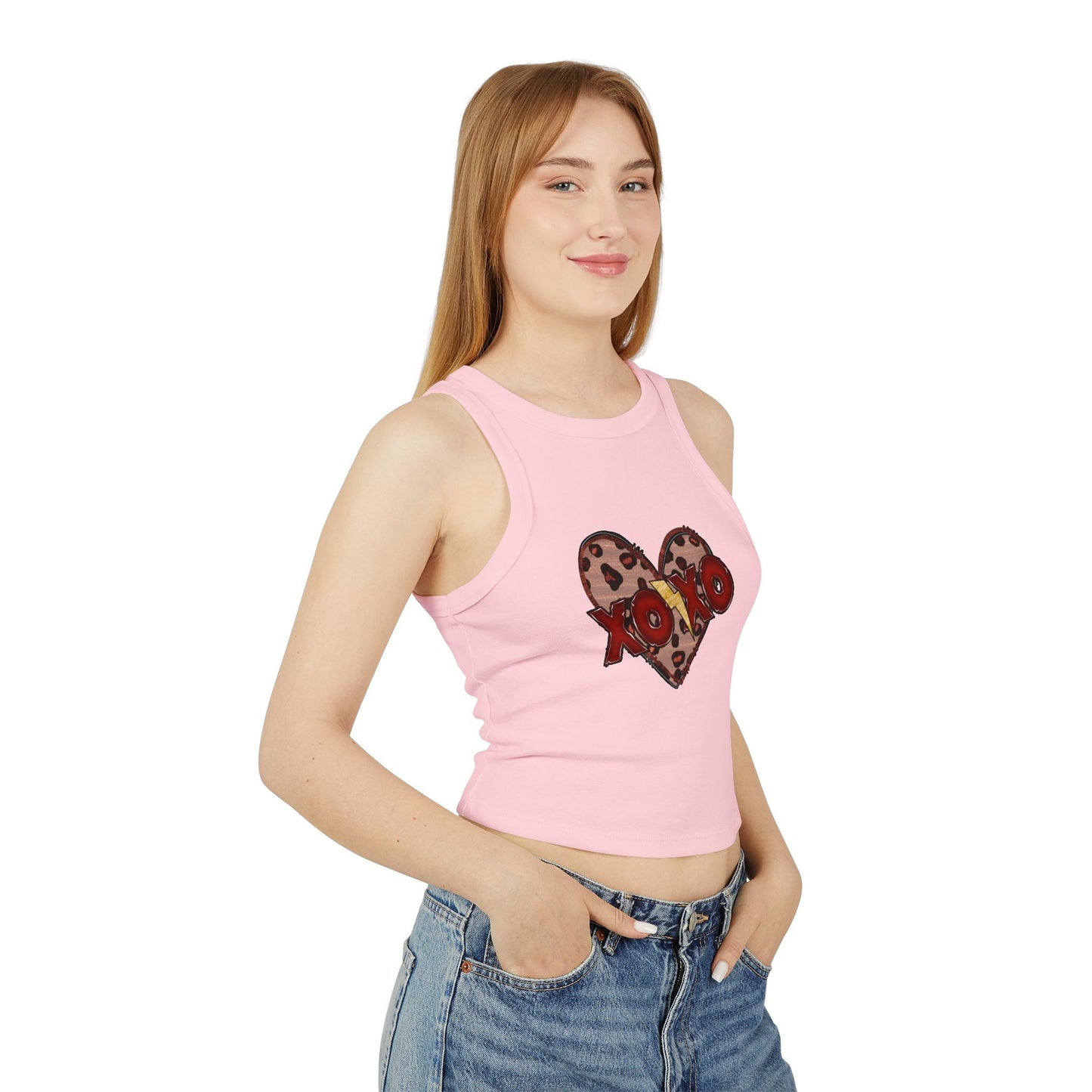 Micro Rib Racer Tank Top