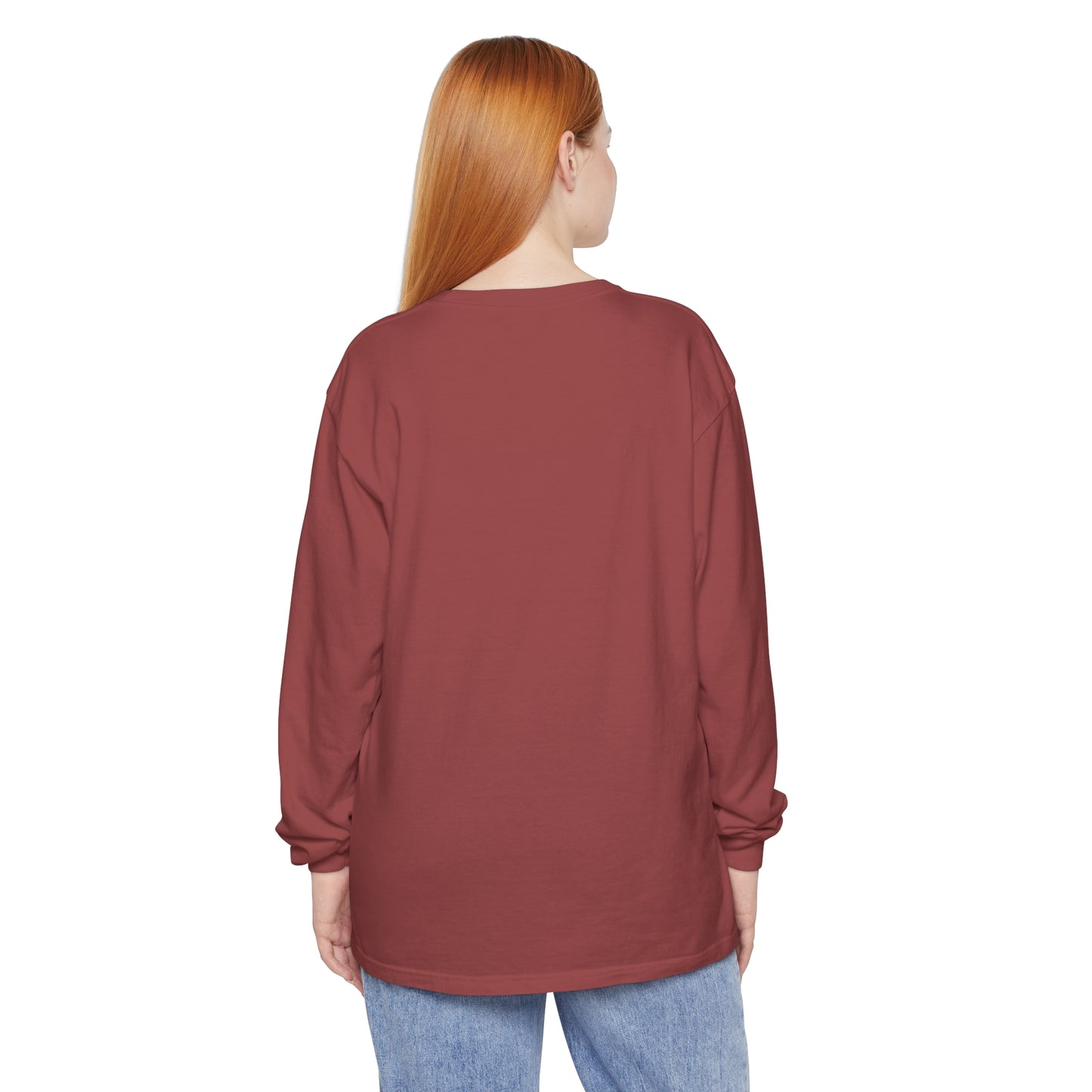 Funny Holiday Long Sleeve T-Shirt - 'Dead Inside But Jolly AF'