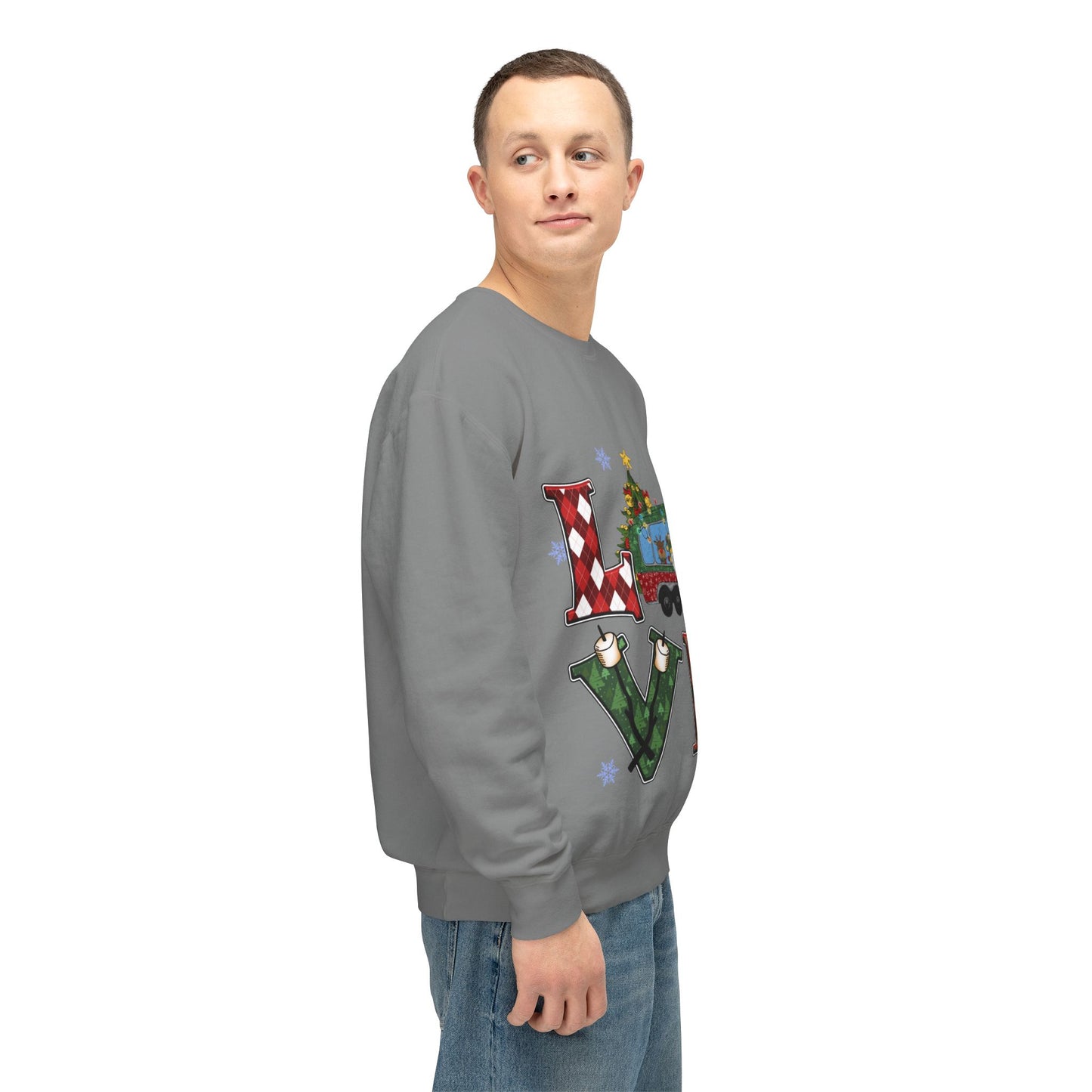 Love Vintage Holiday Crewneck Sweatshirt