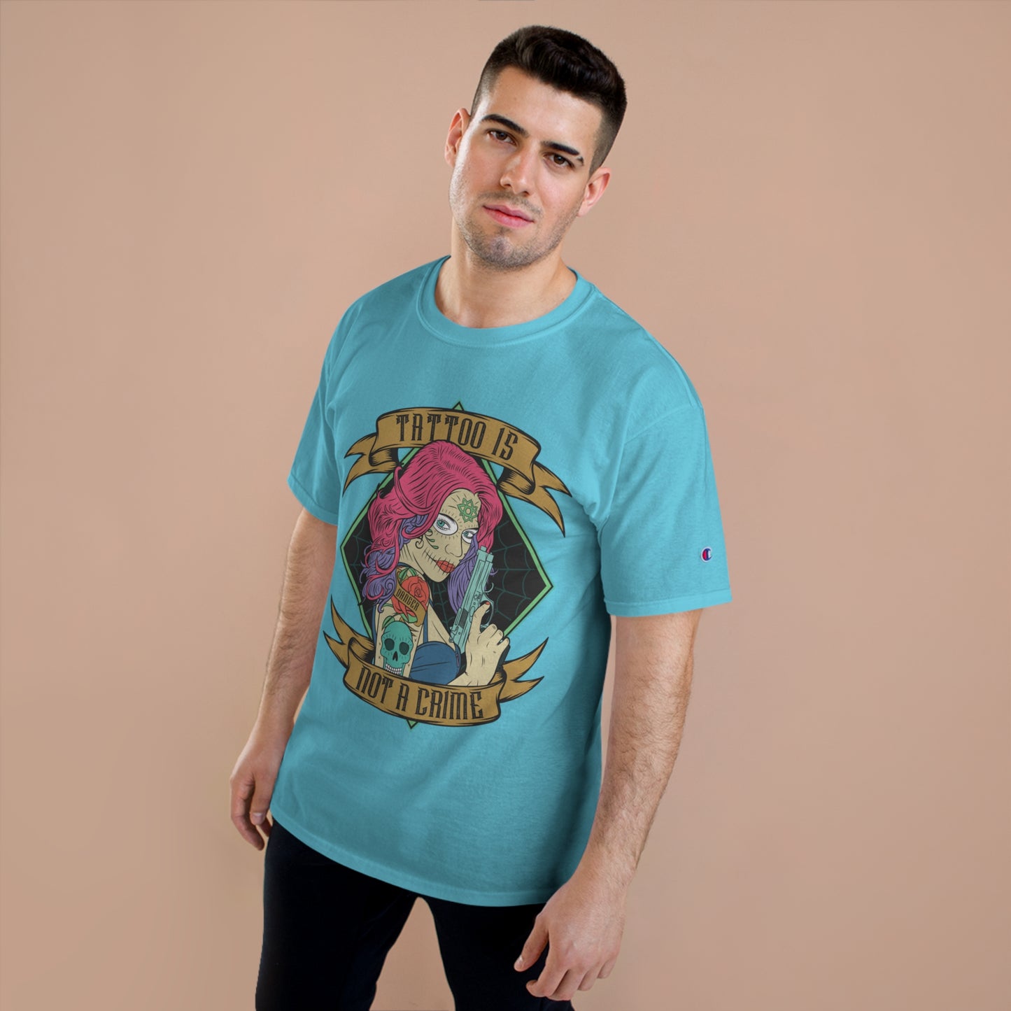 Tattoo Is Not A Crime Champion T-Shirt