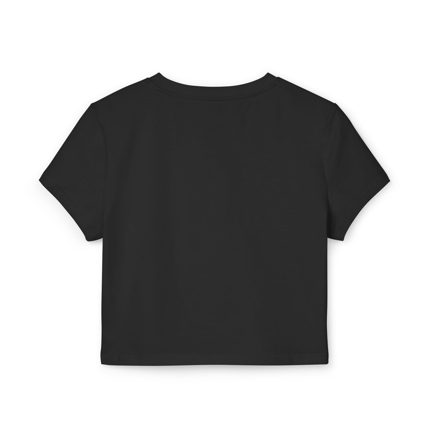 Bold Statement Women's Baby Tee - Halloween Graphic Design for Casual Style