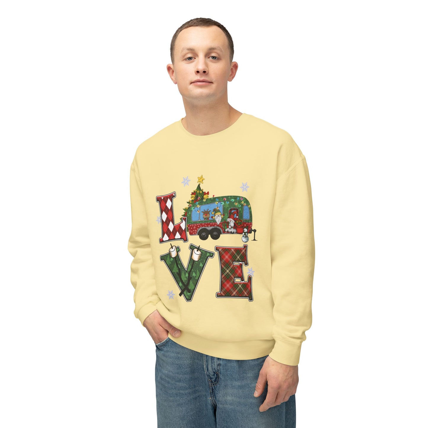 Love Vintage Holiday Crewneck Sweatshirt