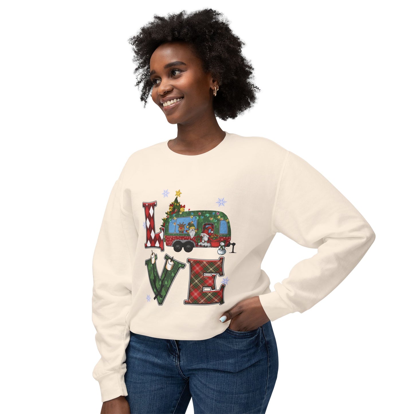 Love Vintage Holiday Crewneck Sweatshirt