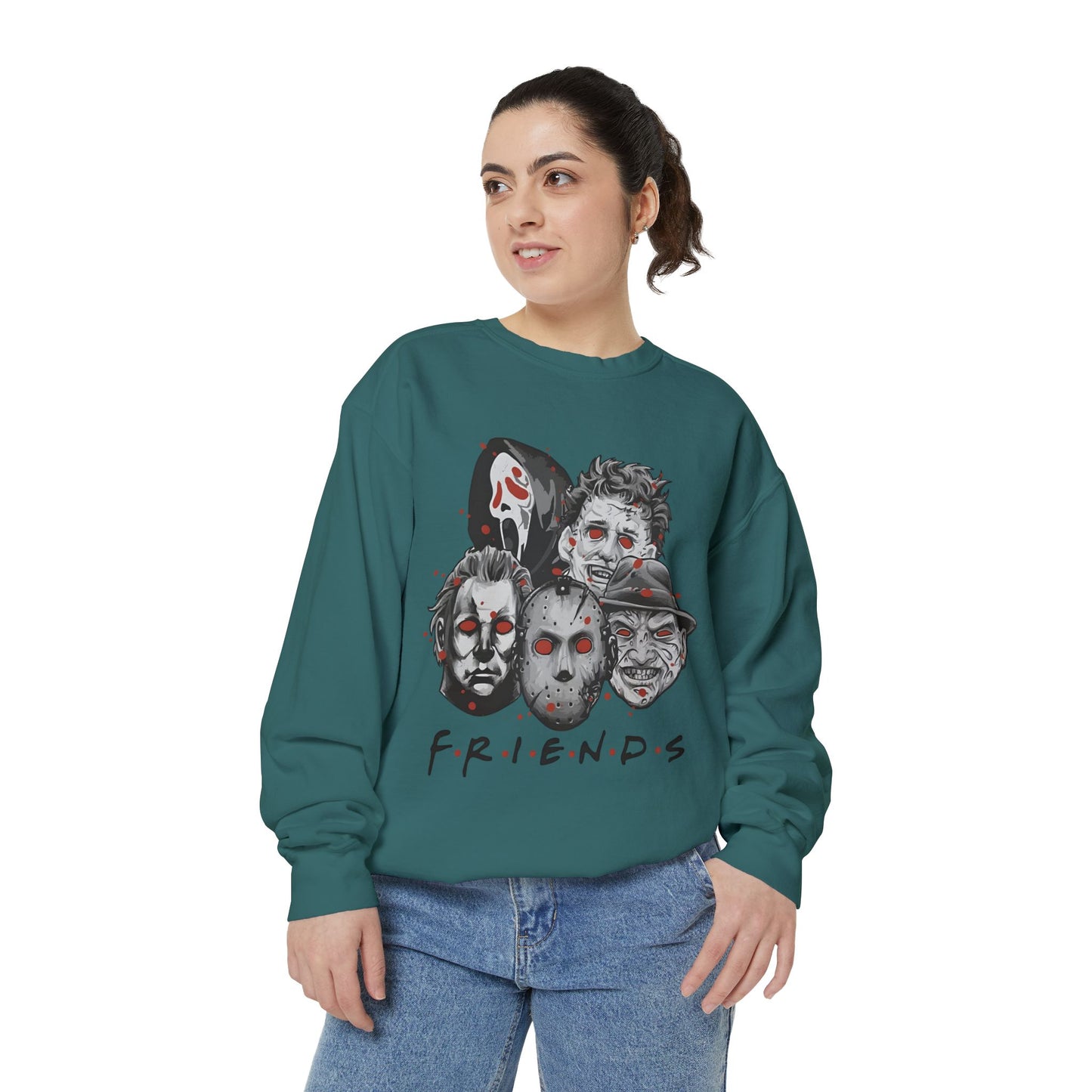 Halloween Garment-Dyed Sweatshirt