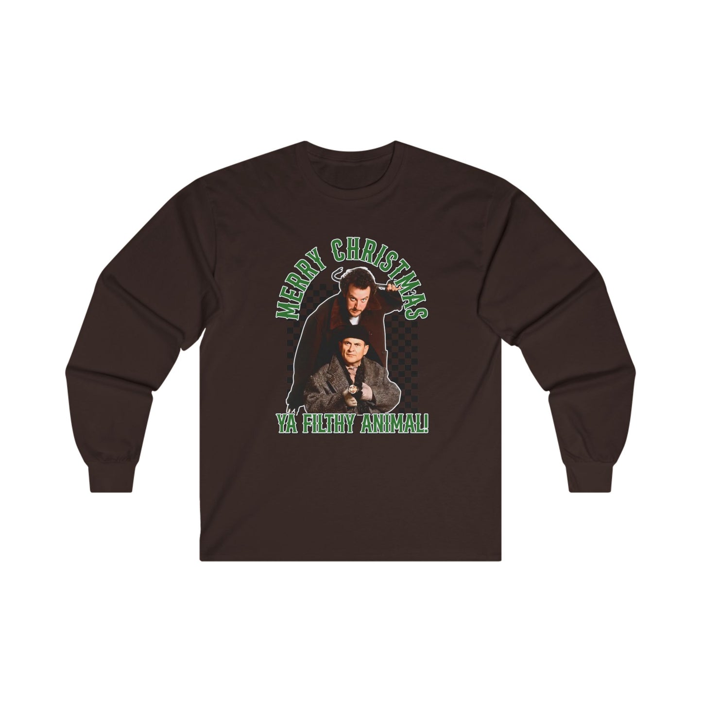 Merry Christmas Long Sleeve Tee - Funny Holiday Apparel for Fans