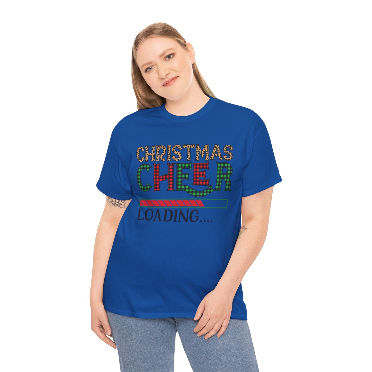 Christmas Cheer Loading Unisex Heavy Cotton Tee