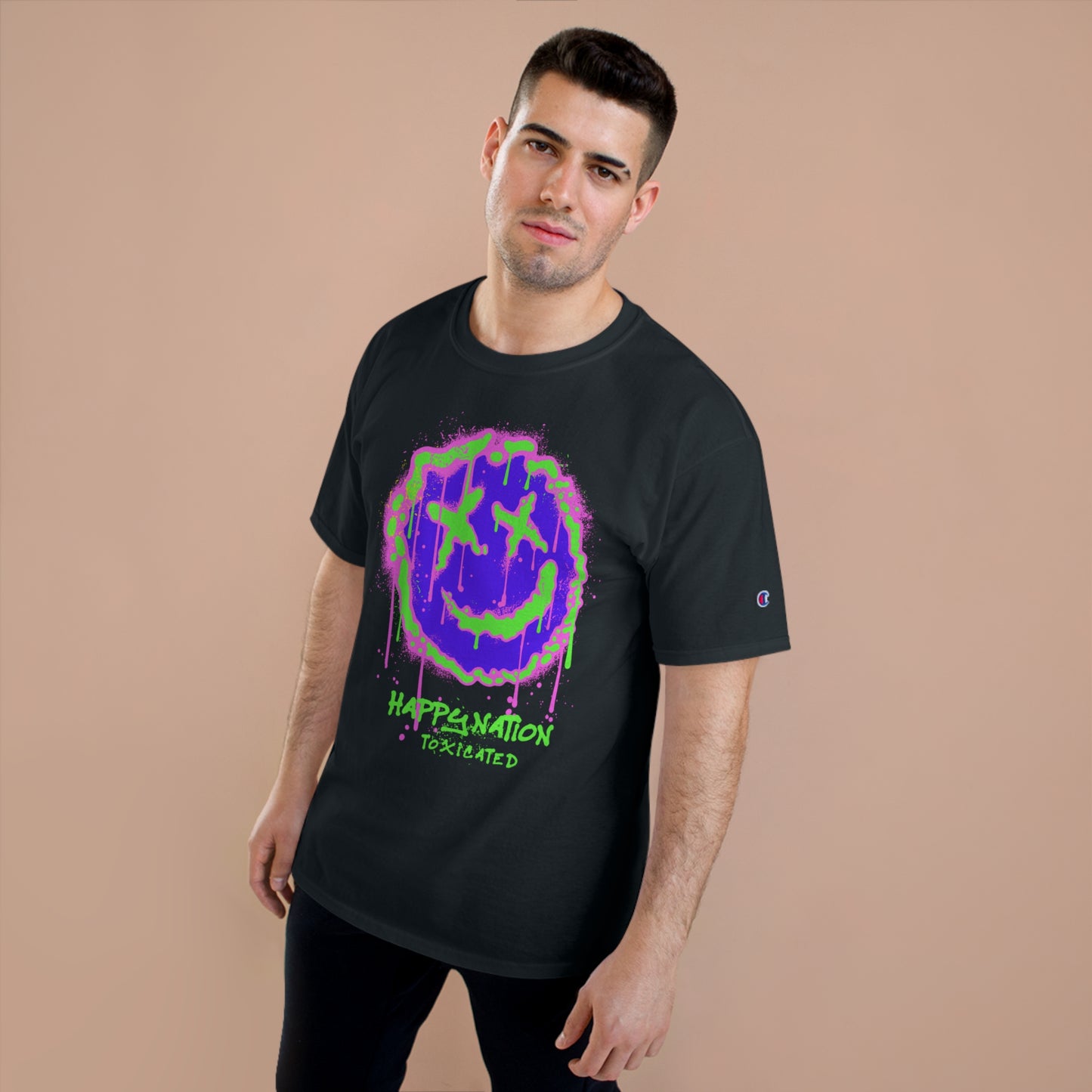 Smiley Face Champion T-Shirt - Happy Nation Collection