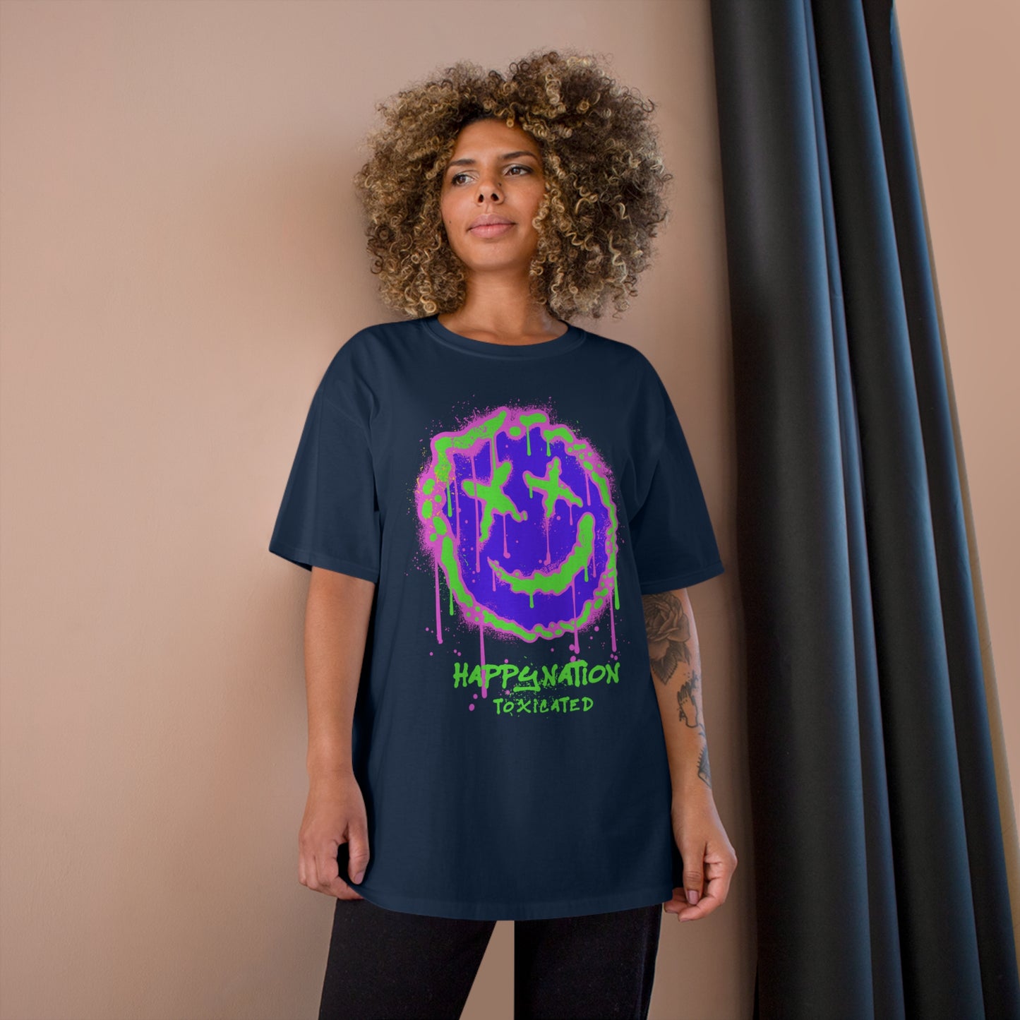 Smiley Face Champion T-Shirt - Happy Nation Collection