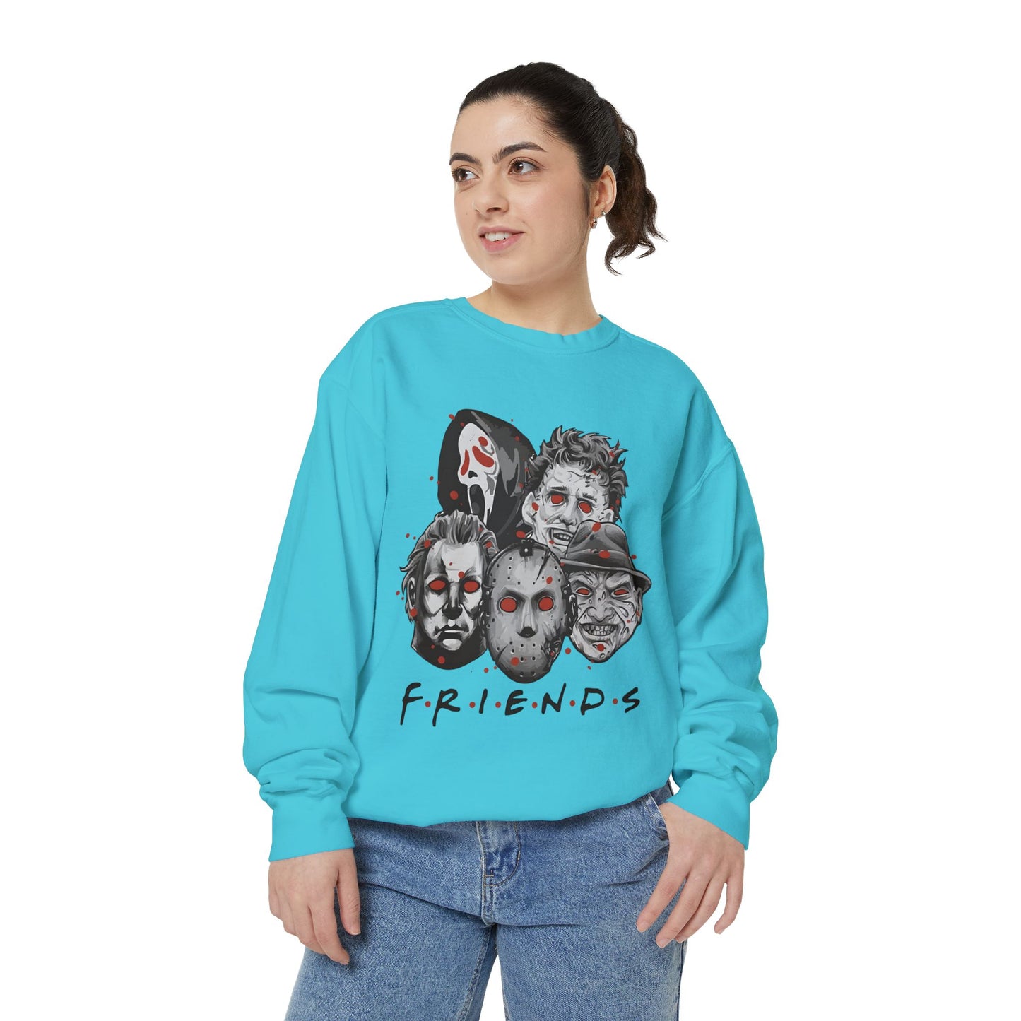 Halloween Garment-Dyed Sweatshirt
