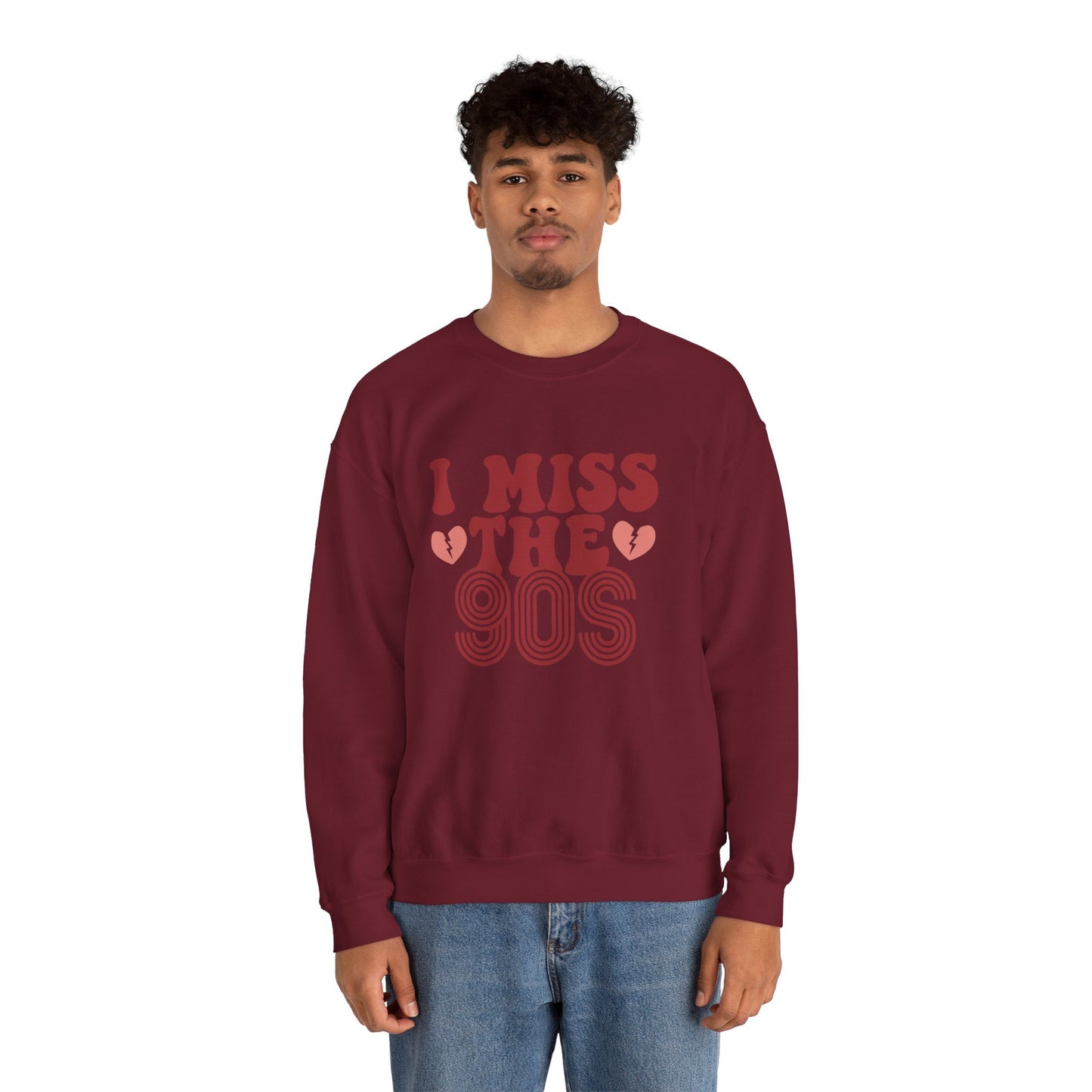 Retro 90s Crewneck Sweatshirt - I Miss the 90s Design