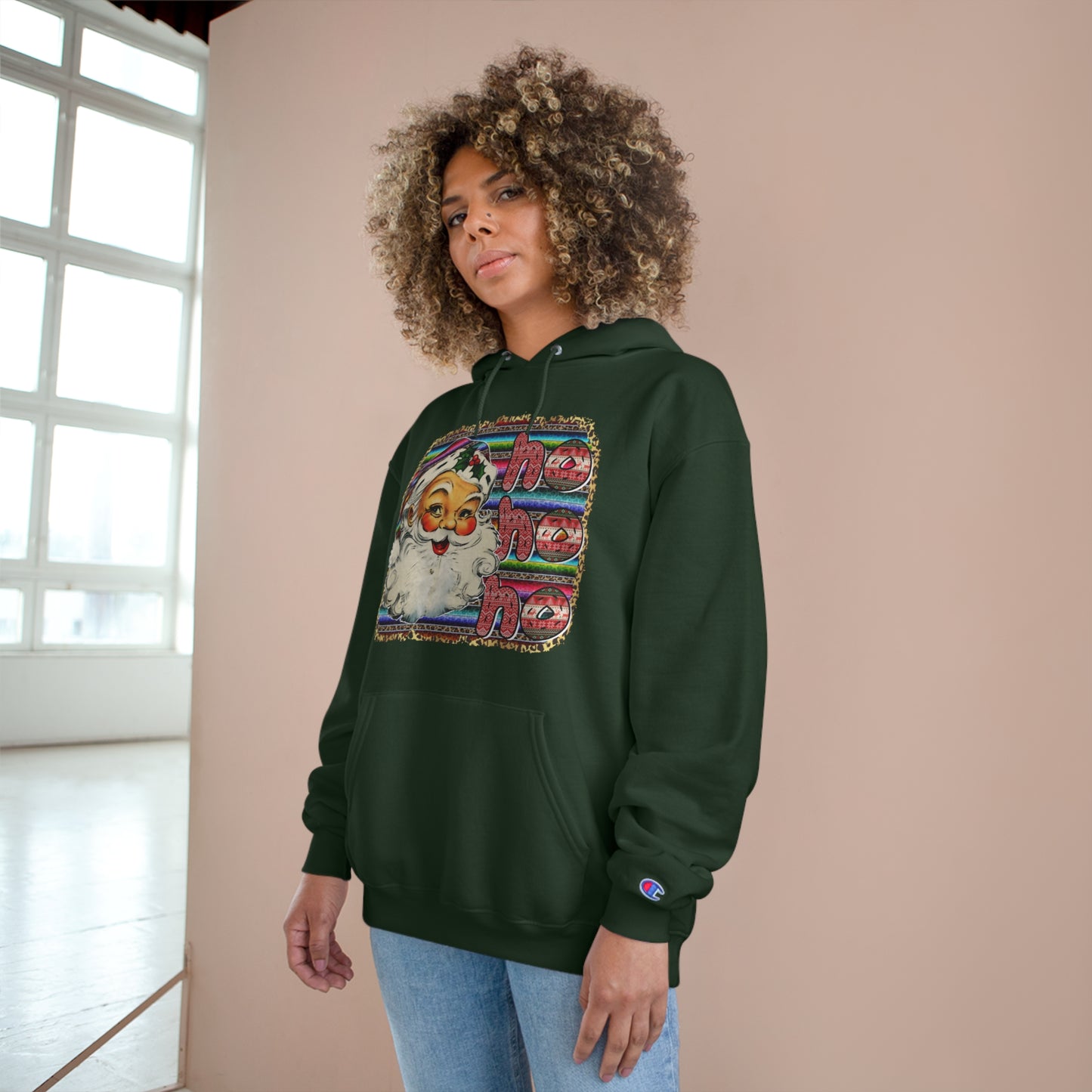 Ho Ho Ho Christmas Champion Hoodie