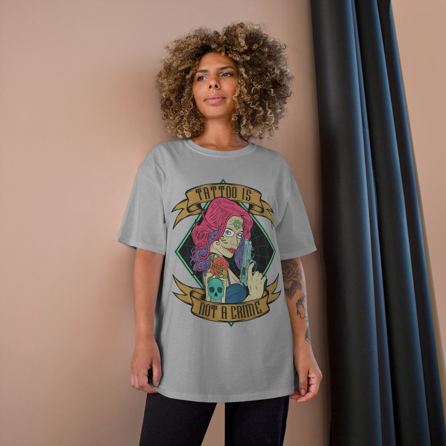 Tattoo Is Not A Crime Champion T-Shirt
