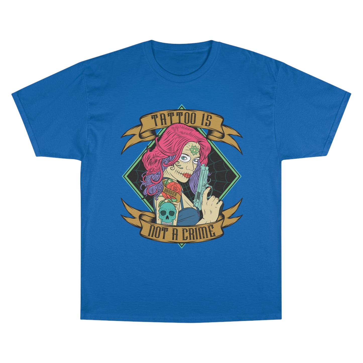 Tattoo Is Not A Crime Champion T-Shirt