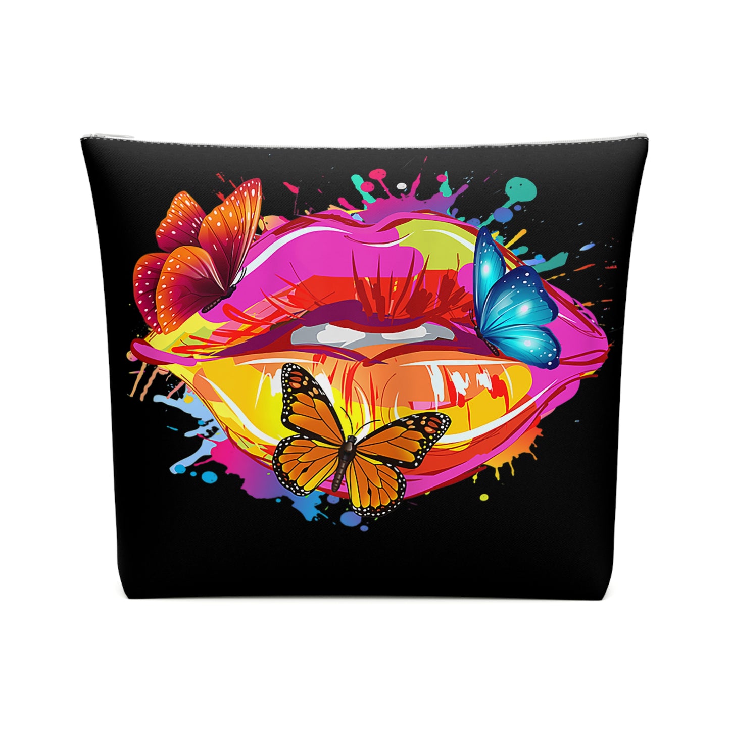 Pink Lips Cosmetic Bag