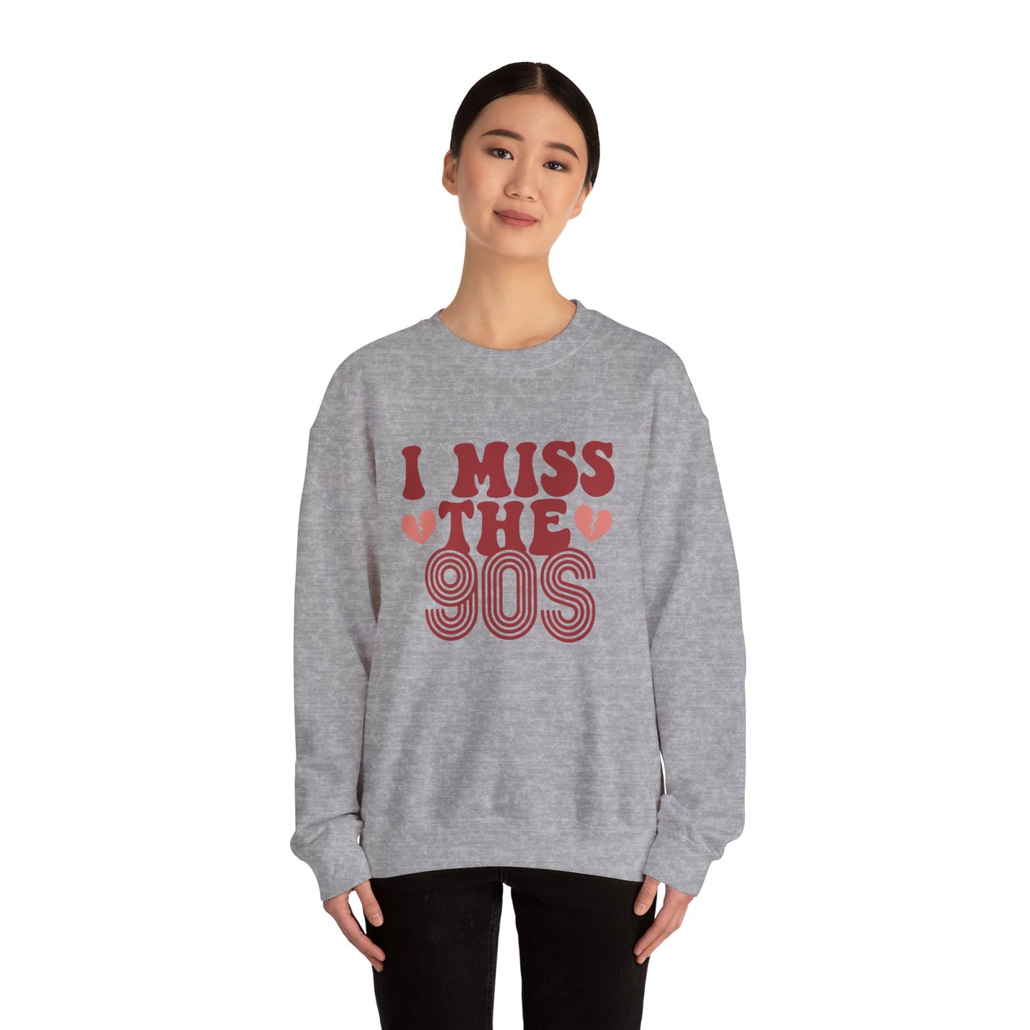 Retro 90s Crewneck Sweatshirt - I Miss the 90s Design